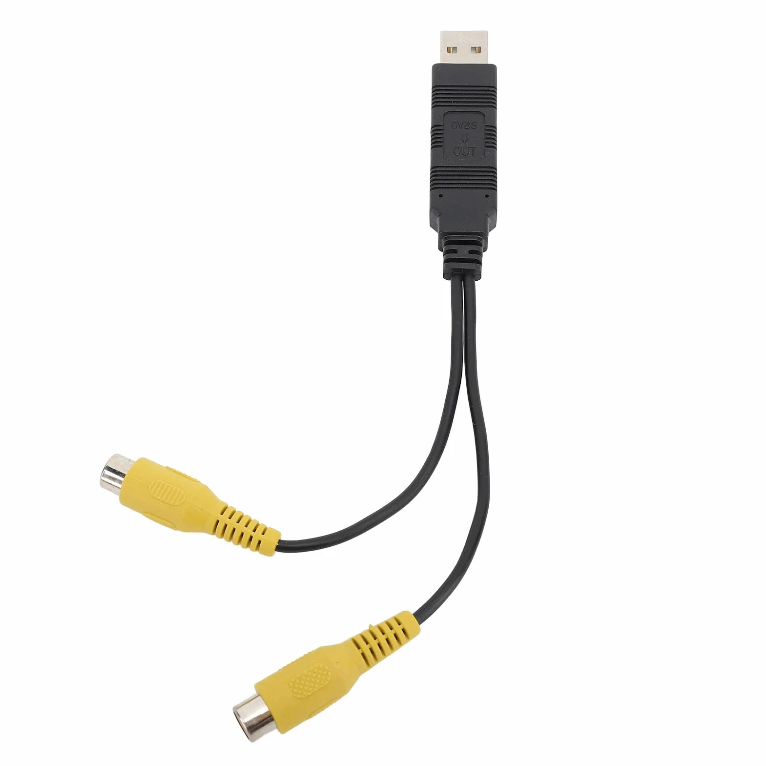 Aramox Adapter Wyjścia Wideo USB do CVBS, Kabel Interfejsu USB, HD, dla Pojazdu
