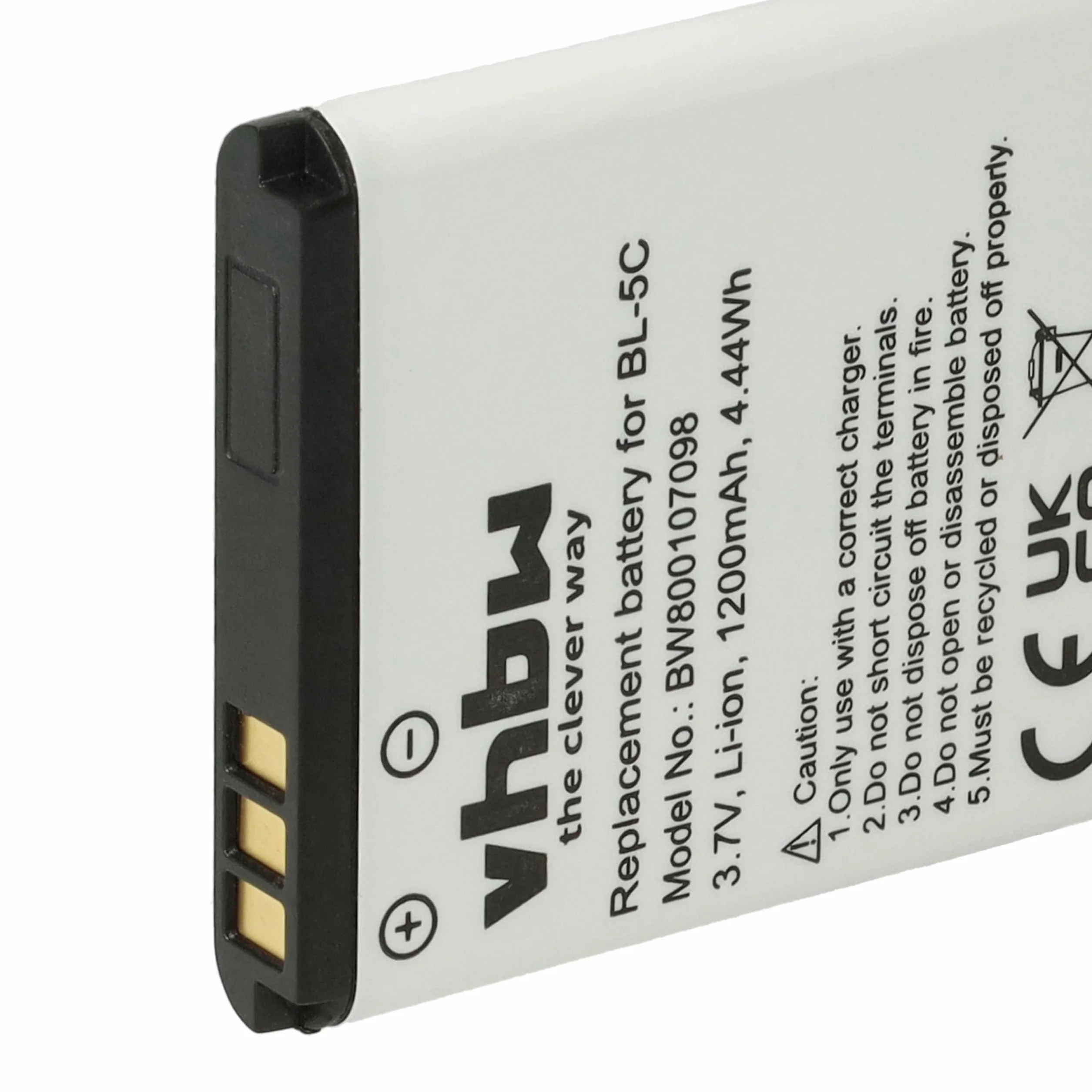 vhbw 10 x bateria zamienna do Nortel 690104 do telefonu komórkowego smartfona telefonu (1200 mAh, 3,7 V, litowo-jonowa)