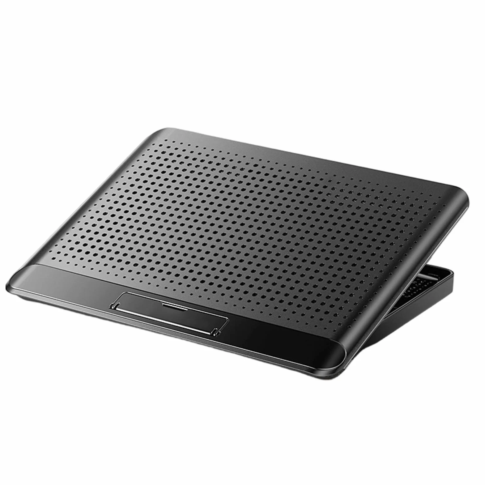 Wentylator do Laptopa Regulowana Cicha Baza Do Chłodzenia | Cichy Wentylator Chłodzący Aluminiowy Do Laptopa I Komputera do Biurka, Klawiatury, Tabletu, Domu, Miejsca Pracy, Akademika