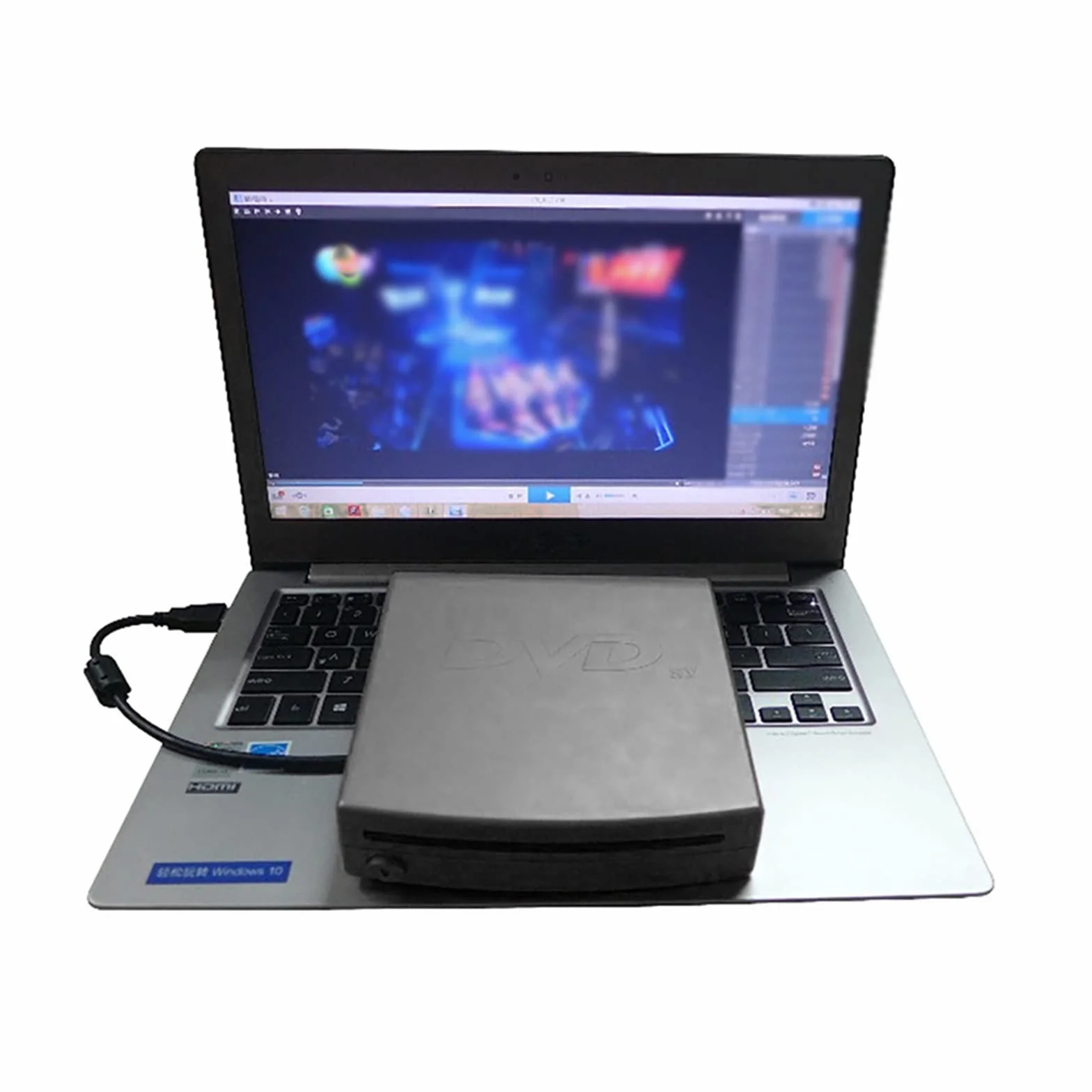 Przenośny odtwarzacz DVD, Radio samochodowe CD/DVD Dish Box Player z zasilaniem USB Transfer sygnału zewnętrzny do samochodowego odtwarzacza multimedialnego