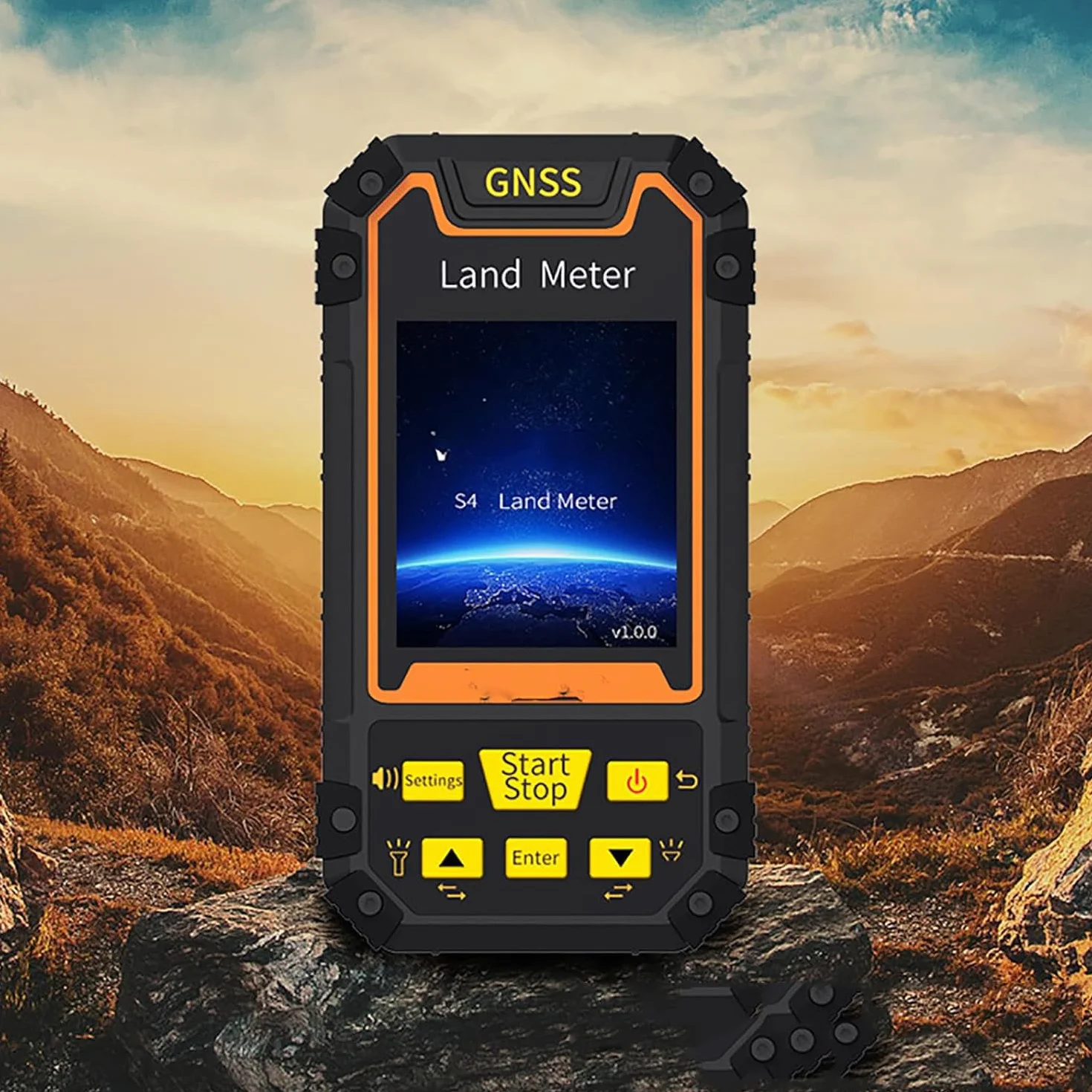Przenośny sprzęt do badań GPS, GPS Miernik naziemny z 2,8-calowym kolorowym wyświetlaczem LCD, wysoka precyzja ładowalna nawigacja w czasie rzeczywistym, do lasów, gruntów rolnych, gór, jeziora