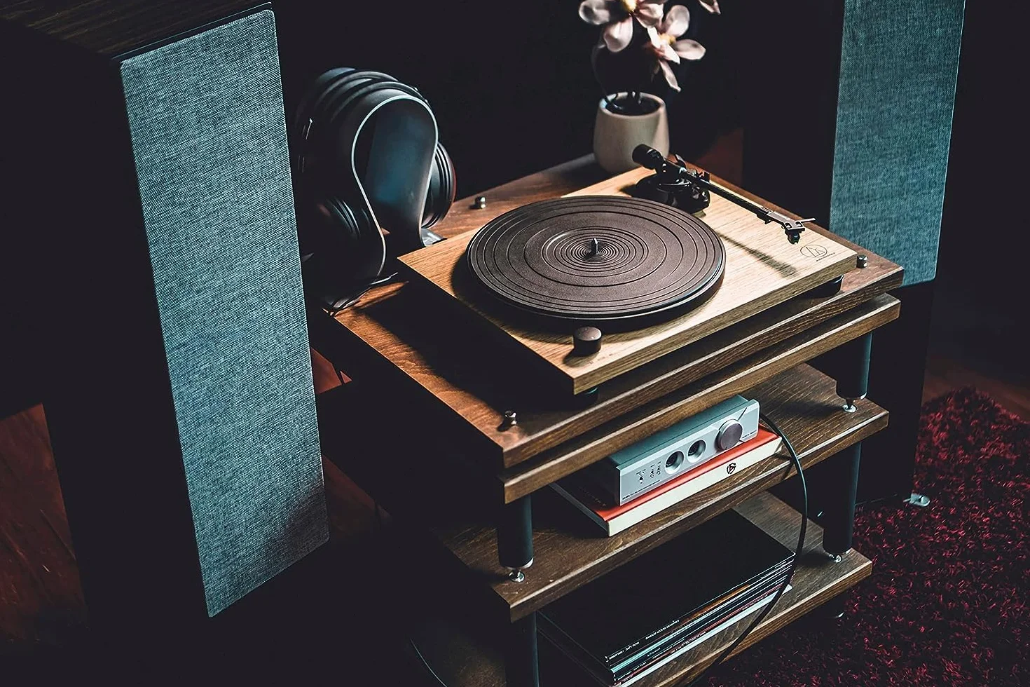 Audio-Technica AT-LPW40WN W pełni manualny gramofon z napędem paskowym