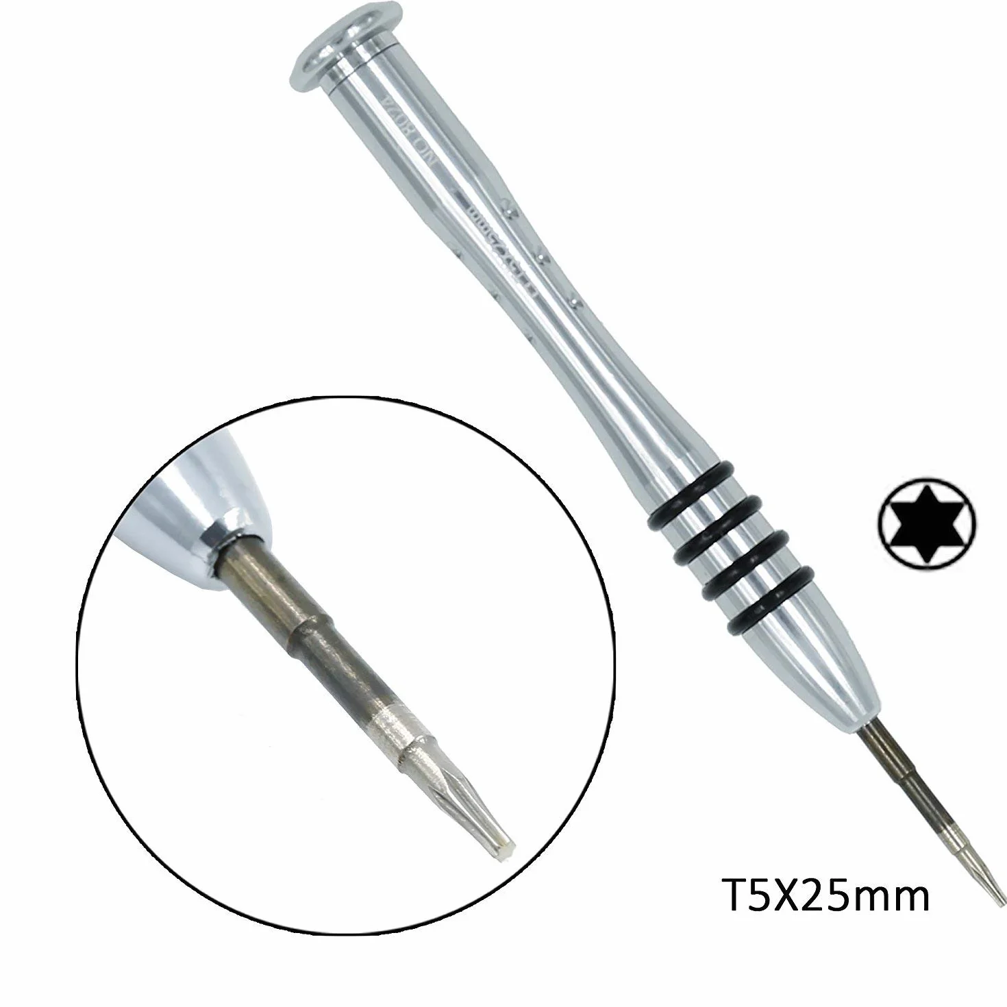 6-częściowy zestaw śrubokrętów do MacBooka, 1,2 mm 5-punktowy P5 Pentalobe + 6-punktowy T5 Torx + 1,5 mm PH000 krzyżowy śrubokręt do naprawy MacBooka Air 13” 15” i Pro z wyświetlaczem Retina