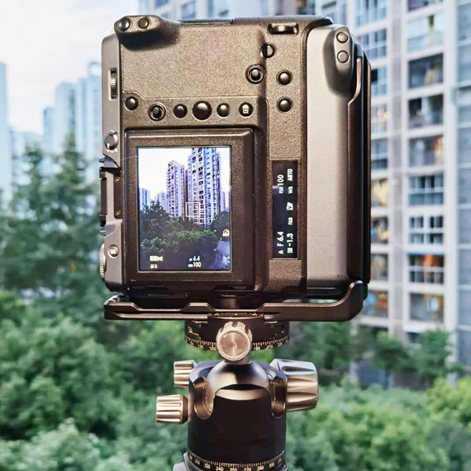 Universals klatka na aparat ze stopu aluminium szybkie uwalnianie płyta G do GFX100 ergonomiczna do fotografii studyjnej sprzęt klatka na aparat ze stopu aluminium