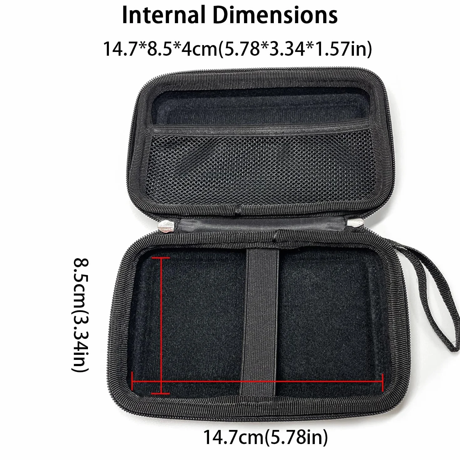 Etui na Game Boy Color Konsolę, Twarde Torba Podróżna Case na Game boy Advance GBC GBA GBP, 2,5" Dysk Twardy, Kable i Akcesoria (czarny)