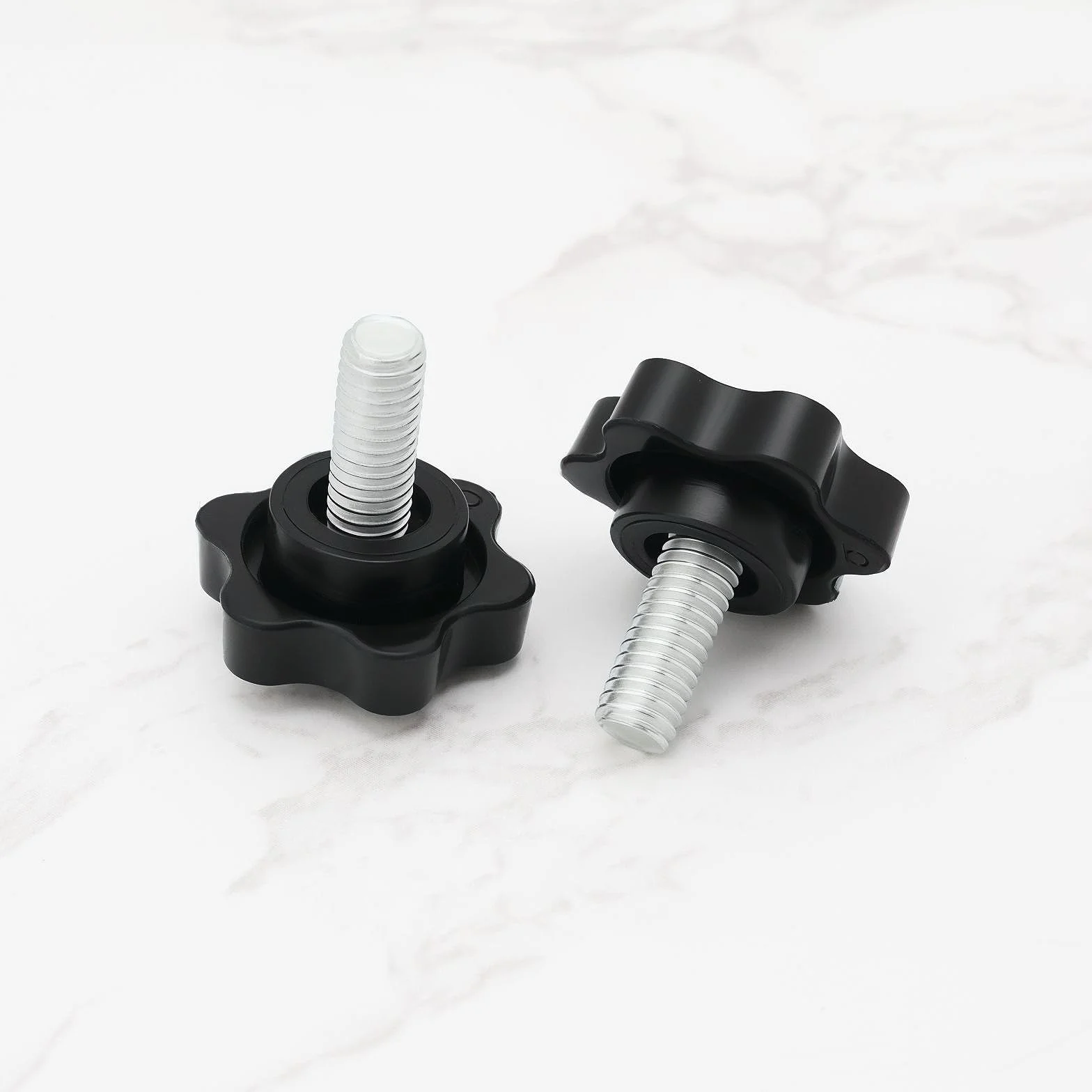 ECSiNG 10 szt. śrub blokujących pedałów M6 x 14 mm śruby mocujące do pedałów kompatybilne z Logitech G25 G27 G29 G920 G923 kwiat śliwy ręcznie dokręcona śruba