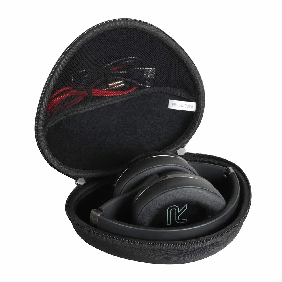 Hermitshell Twarde etui podróżne do słuchawek Bluetooth DOQAUS (tylko etui) (czarne)