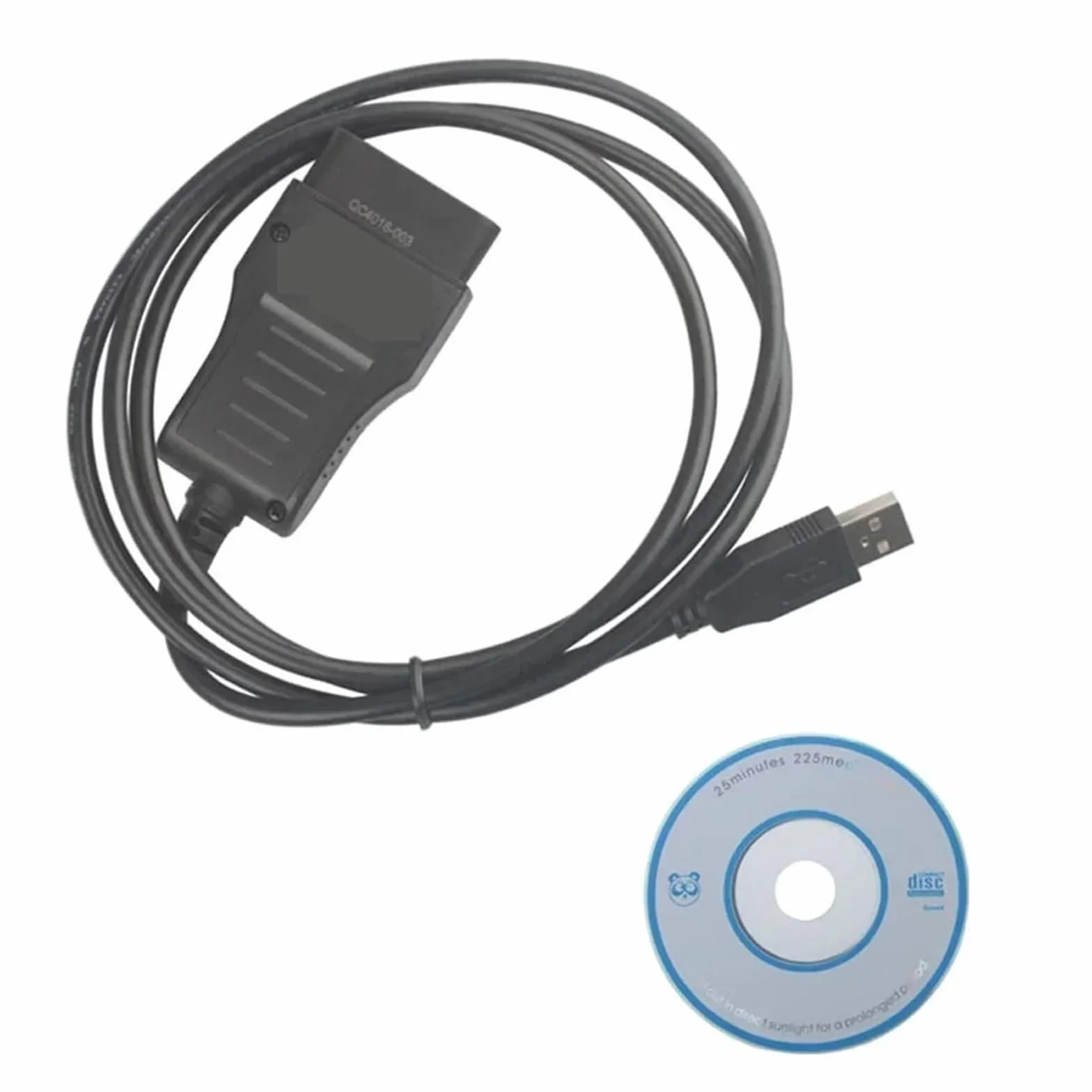 Kabel diagnostyczny Commander 3.6 OBDII OBD2 Kabel Czytniki kodów Narzędzia do skanowania z oprogramowaniem CD