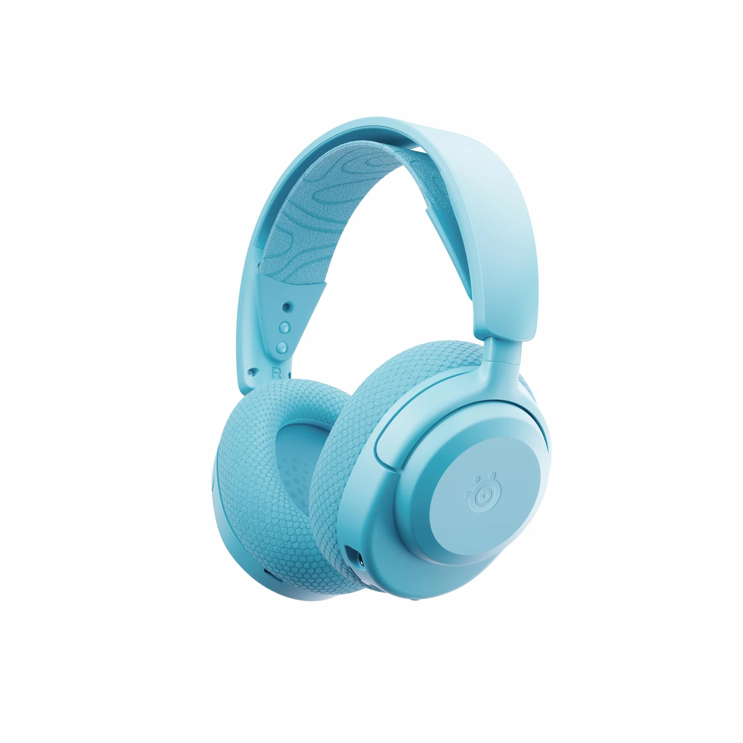 SteelSeries Arctis Nova 3P Wireless zestaw słuch. - kontrola aplikacji mobilnej - 40h baterii - Neodymowe przet. magn.- 2,4 GHz/Bluetooth - Odpinany mikrofon - PS5, PS4, PC, Switch - Aqua