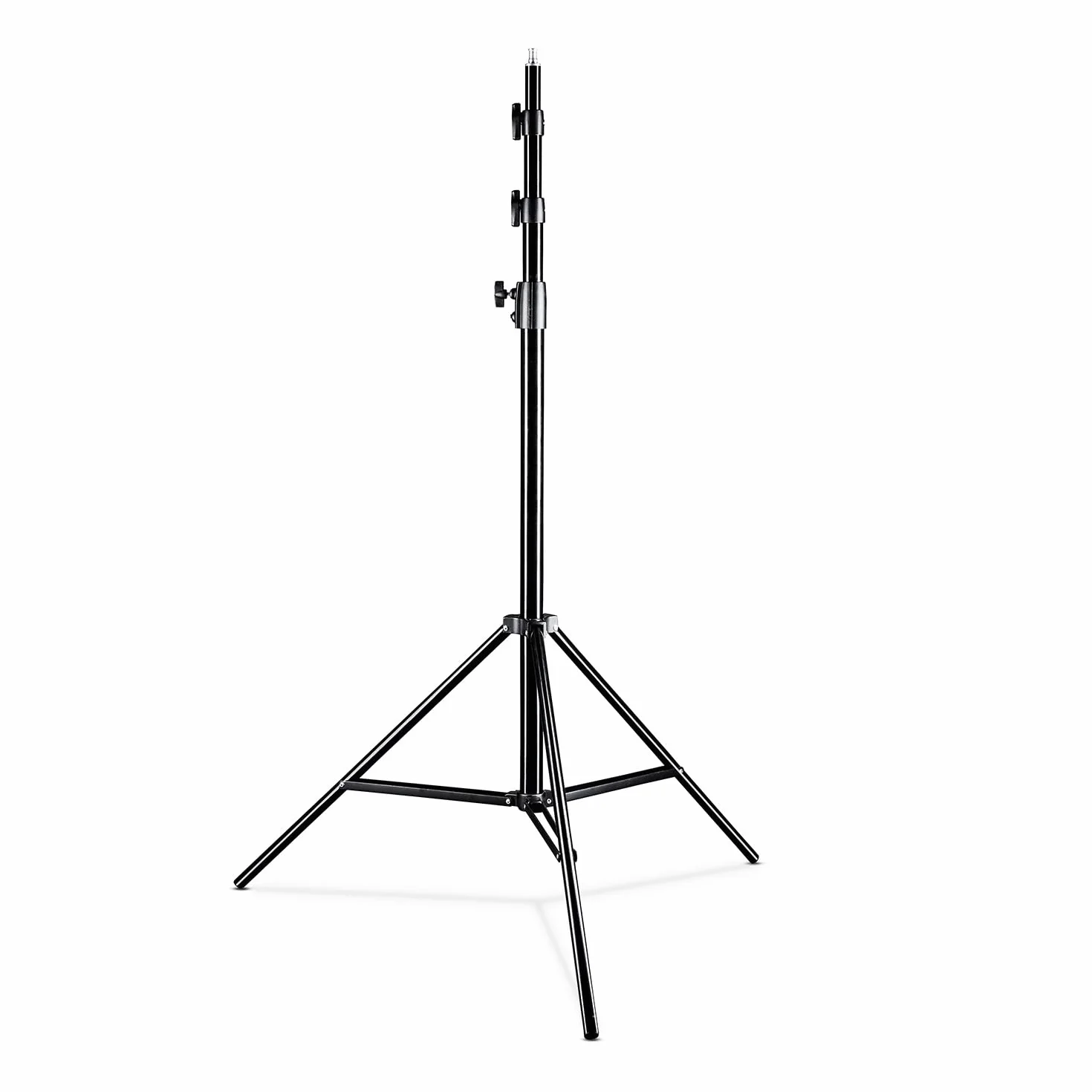 Walimex pro WT-420 stojak na lampę 420 cm - statyw świetlny z tłumieniem sprężynowym, wysokość maks. 420 cm, nośność 7,5 kg, rurki 40 mm, aluminiowy stojak świetlny do studia fotograficznego na zewnątrz