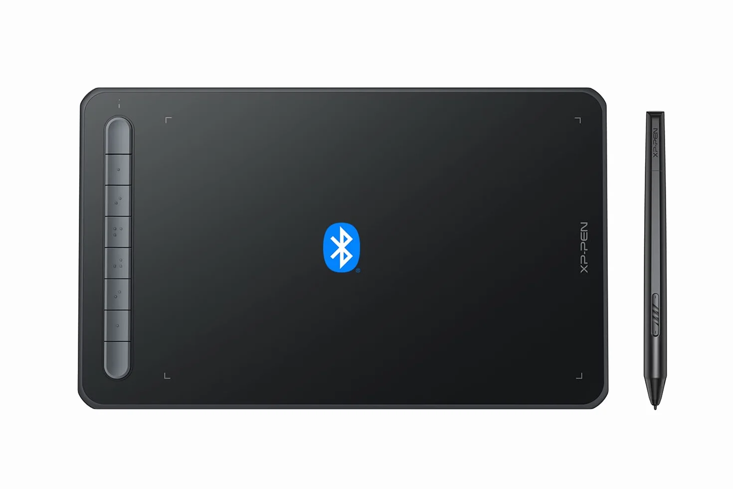 XP PEN Deco MW 8"x5" tablet graficzny Bluetooth z 8 przyciskami szybkiego rysowania, edycja zdjęć z rysikiem X3, idealny do domowego biura, e-learningu (czarny)