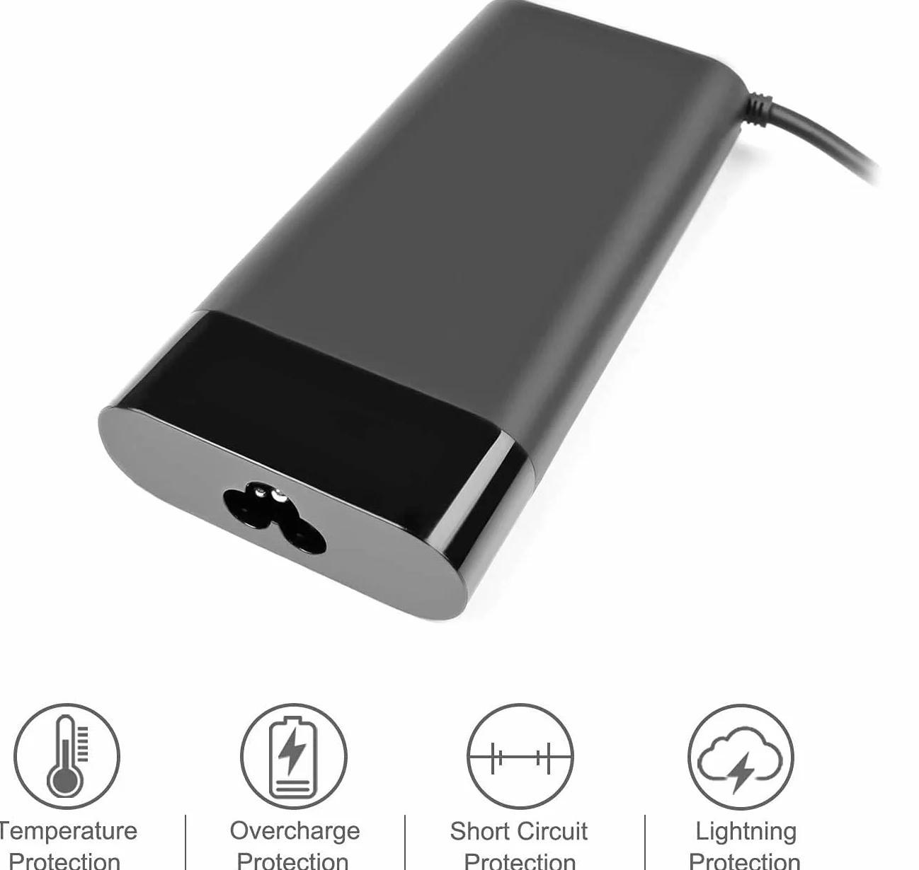 Smukły zasilacz sieciowy 19,5V 7,7A 150W kompatybilny z HP OMEN 15 17 Pavilion Gaming 15 17 Zbook 15 G3 G4 G5 G6 TPN-CA11 TPN-DA09 TPN-DA03 L32661-001 917649-850 L48757-001 zasilacz do laptopa