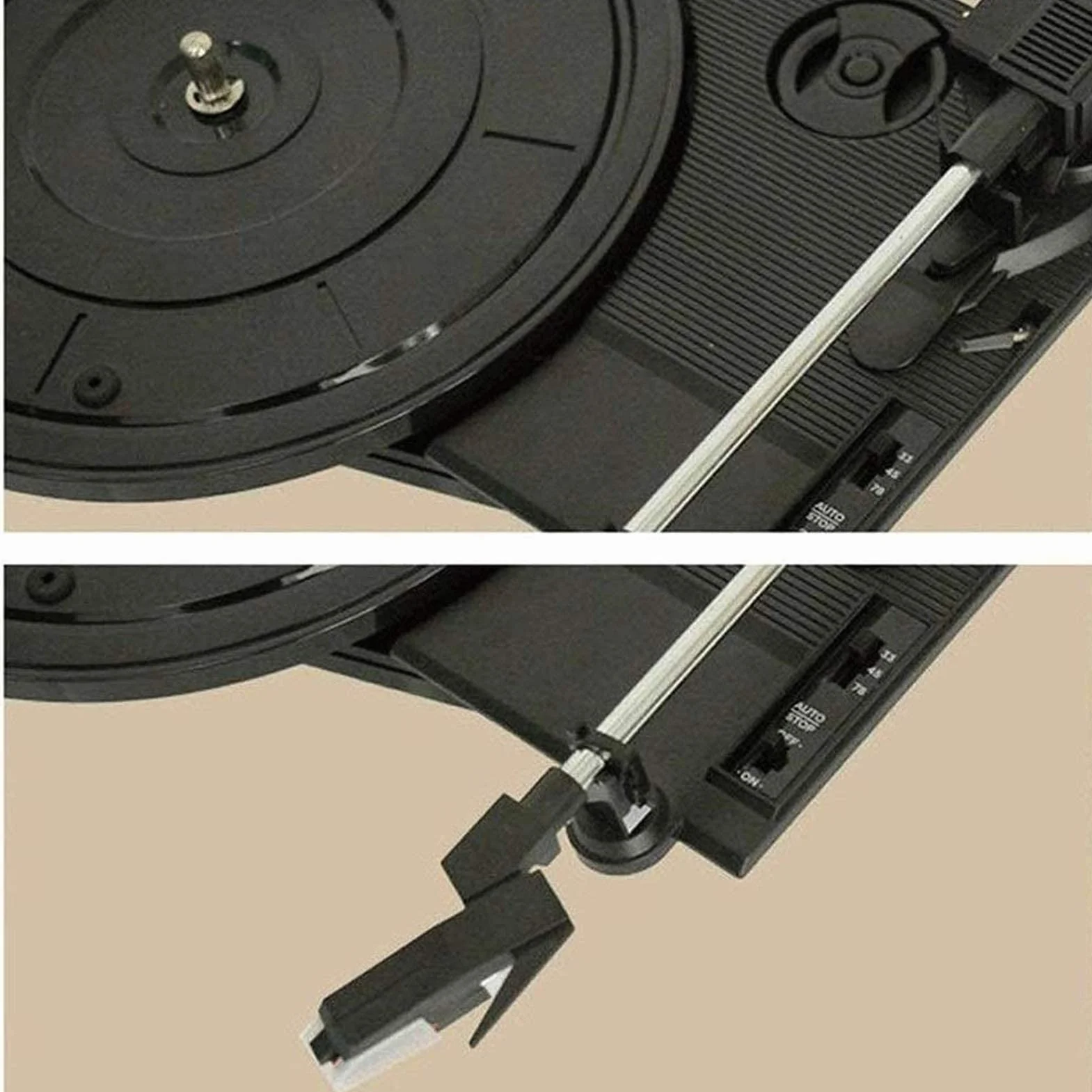 Gramofon Gramofon Gramofon gramofonowy z głośnikami Gramofony do płyt winylowych 3-biegowy gramofon napędzany paskiem Vintage Gramofon Odtwarzacz winylowy Muzyka Gramofon winylowy