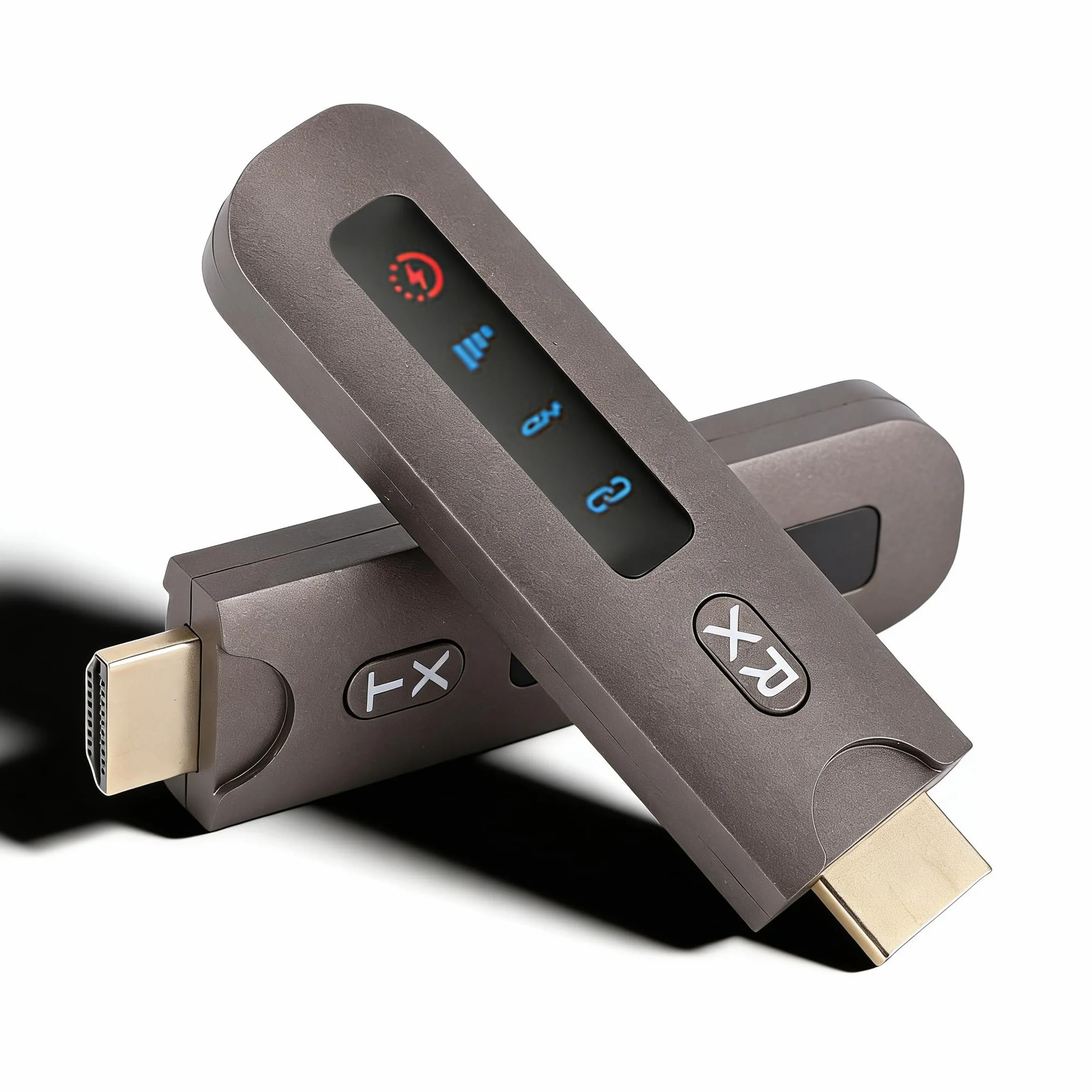 LICAEVEY Bezprzewodowy Zestaw Nadajnika i Odbiornika HD, Plug and Play 4K 60 Hz Dwuzakresowy 5.8G 2.4G do Transmisji do 50 M, z Chipem Konsoli Gier na PC, Projektora Laptopa