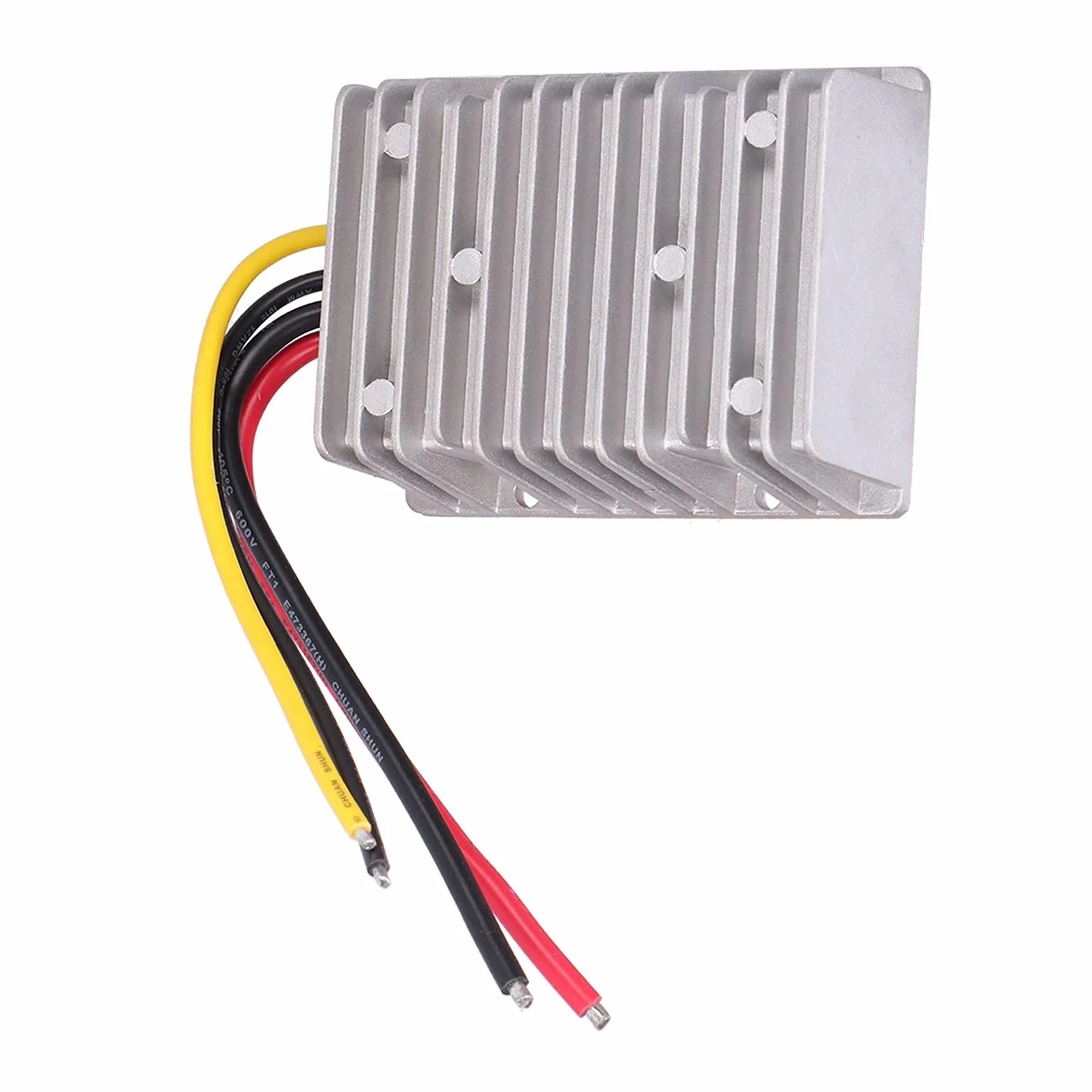 Przetwornica napięcia prądu stałego 12 V na 24 V 20 A 480 W Transformator doładowujący dużej mocy Wodoodporna obudowa ze stopu aluminium IP68 do silników samochodowych Paski LED