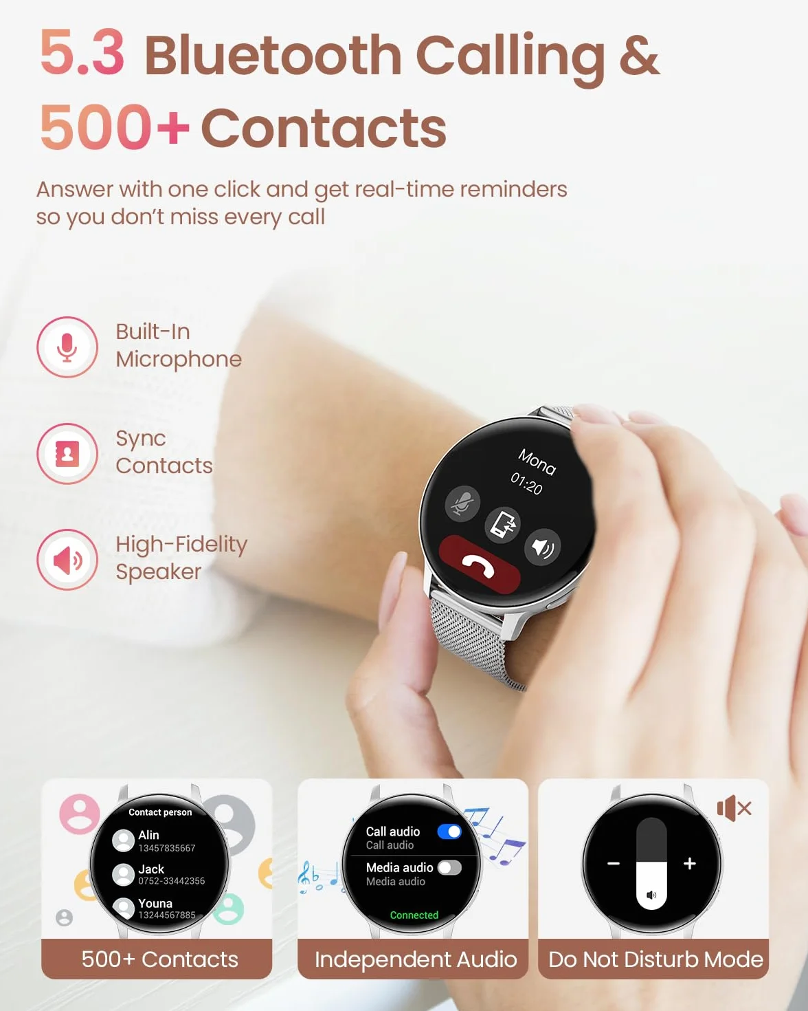HASAKEI Smartwatch damski