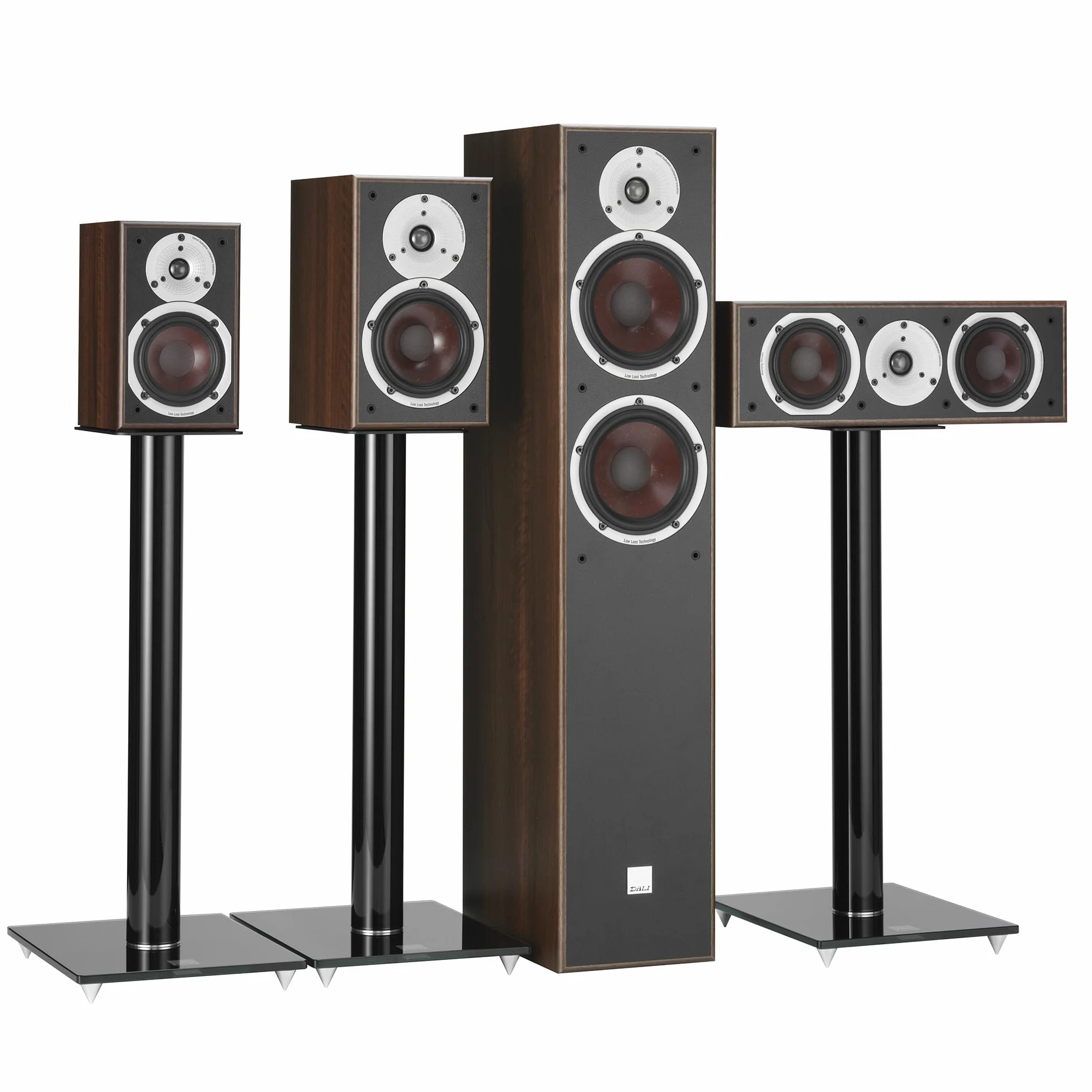 Dali Spektor 1 100W Noyer głośnik - Głośniki (2-drożny, przewodowy, 100 W, 59-26000 Hz, 6 Ohm, orzech włoski)