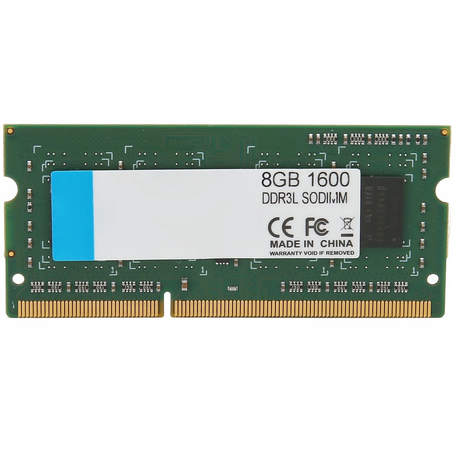 DDR3L SODIMM 1600 MHz RAM Wysoka wydajność 64-bitowa szerokość 204-pinowe Połączenie Danych dla Modułu Pamięci Laptopa (8GB)