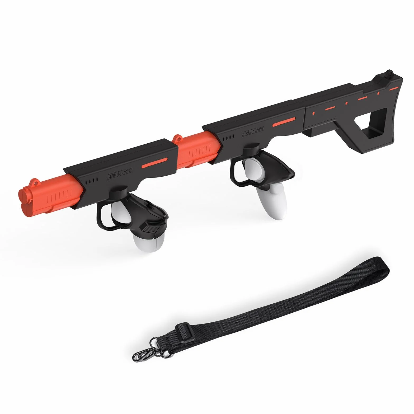 Magnetyczny uchwyt kontrolera do karabinu maszynowego/pistoletu VR do Meta Quest 3 Uchwyt Quick Release Gunstock Bracket Stand do Oculus Quest 3 Akcesoria do strzelanek