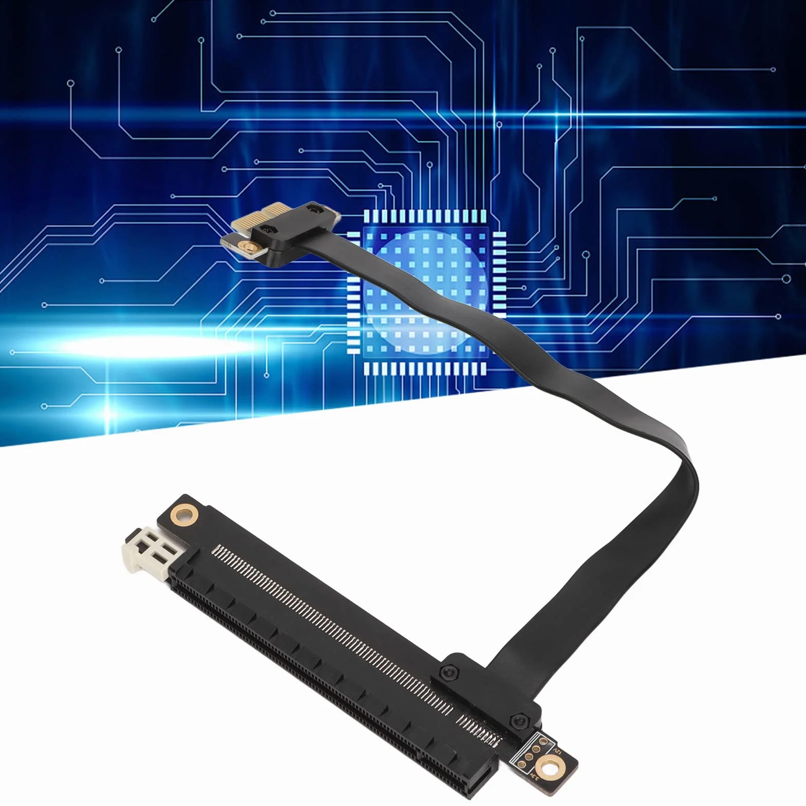 Przedłużacz PCIe 32 Gb/s 20 cm Czarny