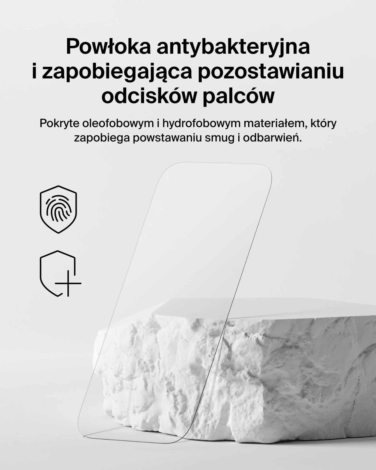 Belkin ScreenForce UltraGlass 2 szkło ochronne do iPhone 16 / iPhone 15/14 Pro, odporne na zarysowania, twardość 9H, cienkie, zawiera ramkę Easy Align do nakładania bez pęcherzyków powietrza