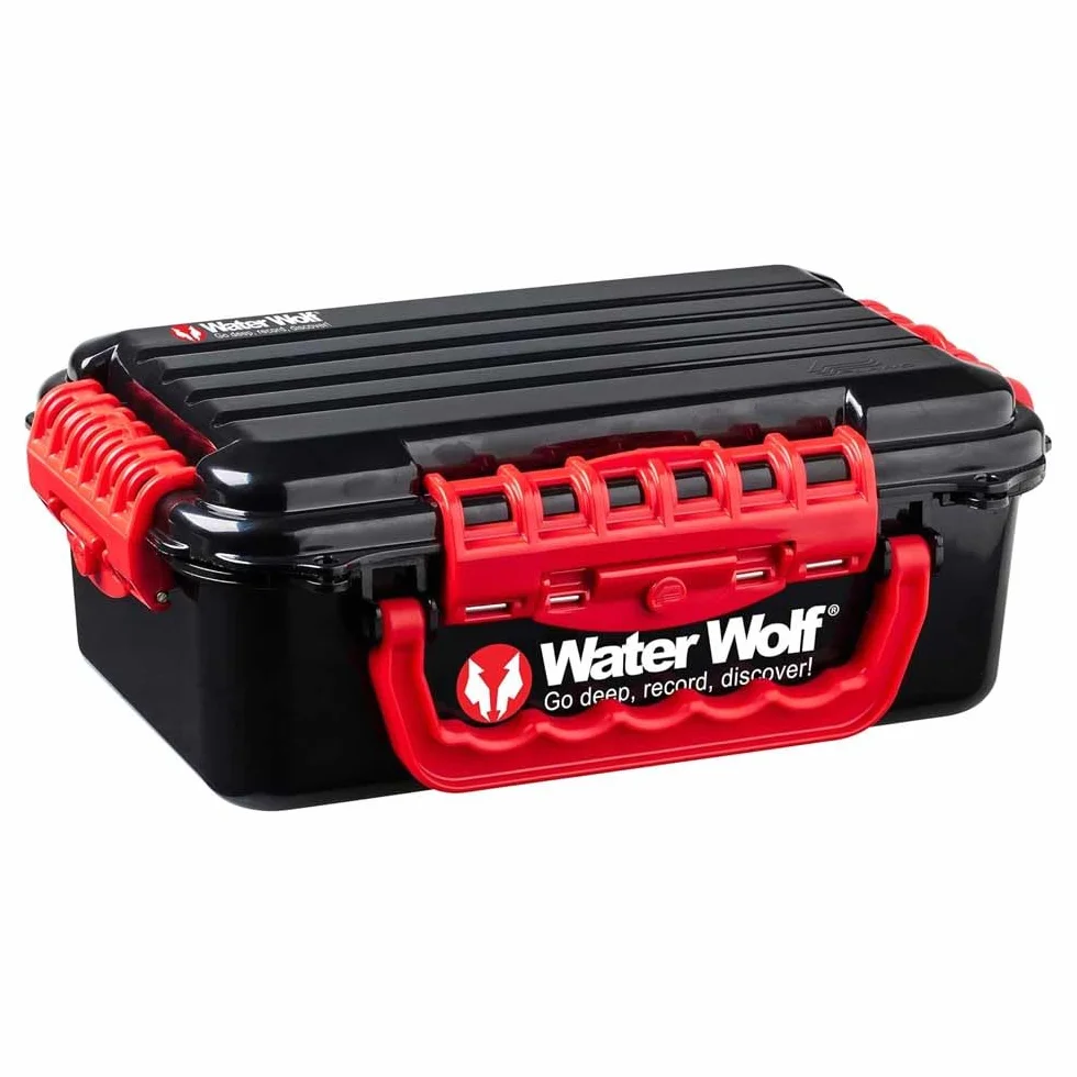 Water Wolf 2K WiFi Underwater Fishing Camera | HD Casting & Trolling Video Recorder for Freshwater & Saltwater | Waterproof Action Cam for Anglers, Kayak Fishing, Boat Gear, Fish Finder Accessory