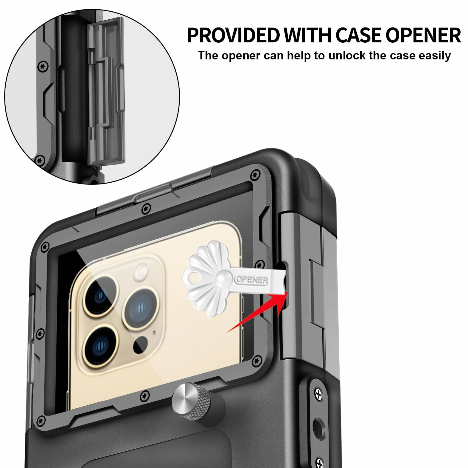 ShellBox wodoszczelne etui na telefon komórkowy, 7,0", wodoszczelne, kompatybilne z iPhone 17e, 17, 16, 15, 14 Pro, 17, 16, 14 Pro, 17, 16, 15, 16, 15, 14 Pro Max