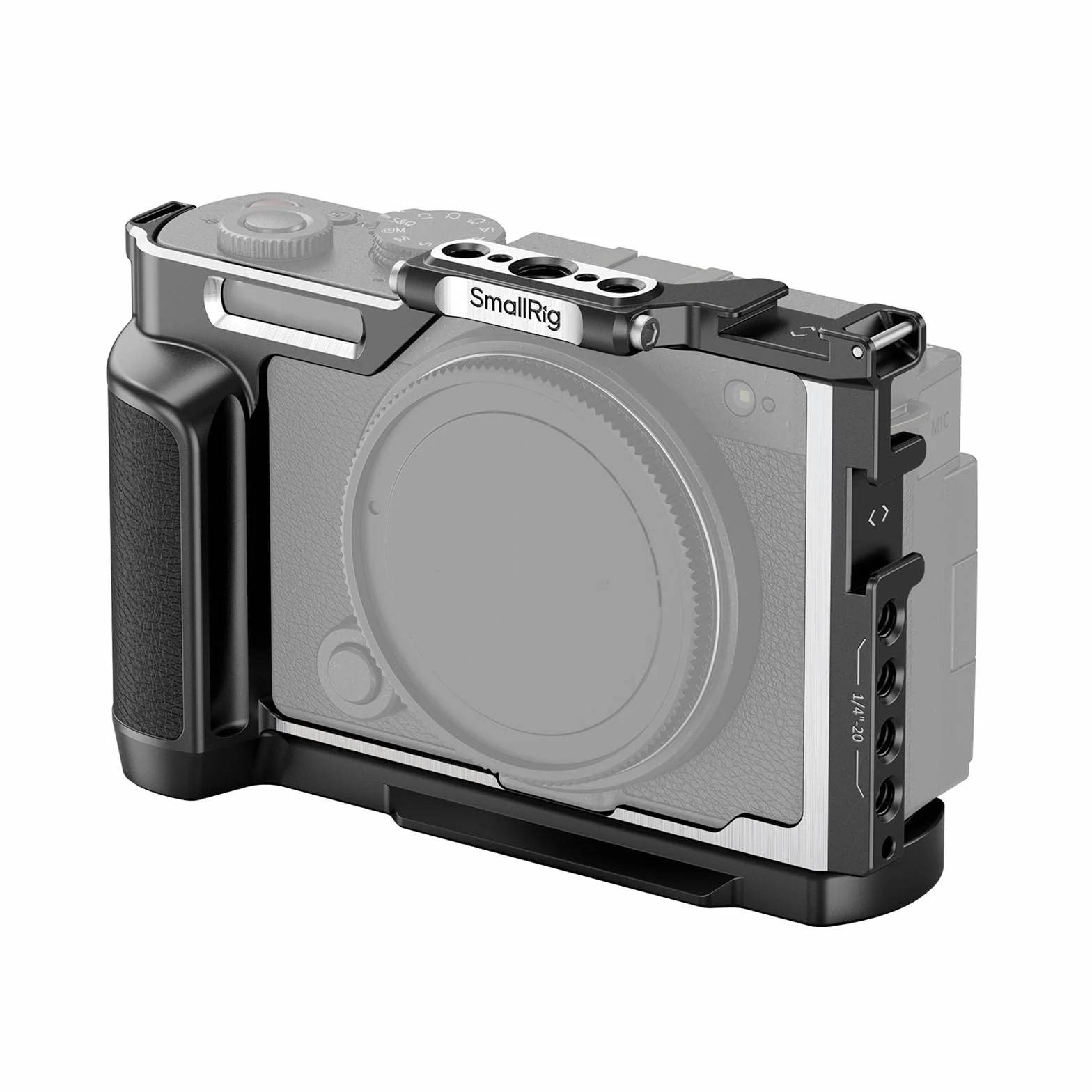 SMALLRIG Cage dla Panasonic LUMIX S9, Pełna Klatka ze Stopu Aluminium, z Płytką Szybkiego Montażu dla Arca-Swiss i Mocowaniem na Zimną Stopkę do Mikrofonu i Oświetlenia, z Otworami Gwintowanymi - 4515