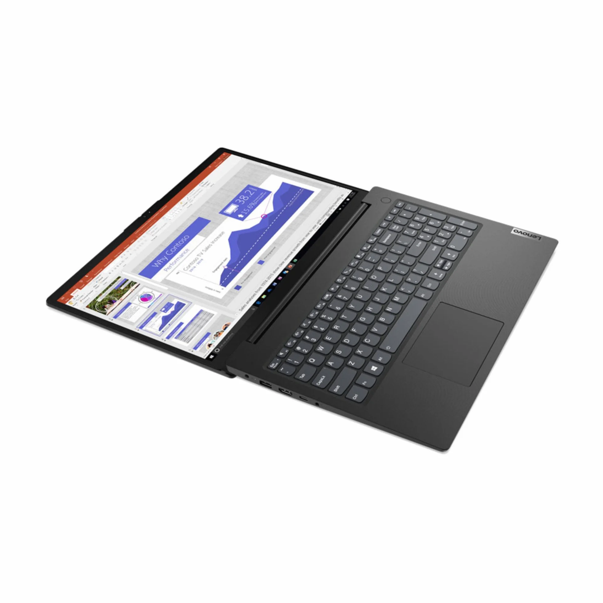 Lenovo V15 Intel i3-1215U DDR4-SDRAM Notebook 39,6 cm (15.6") Full HD 8 GB 256 GB SSD Wi-Fi 5 (802.11ac) Windows 11 Pro Czarny