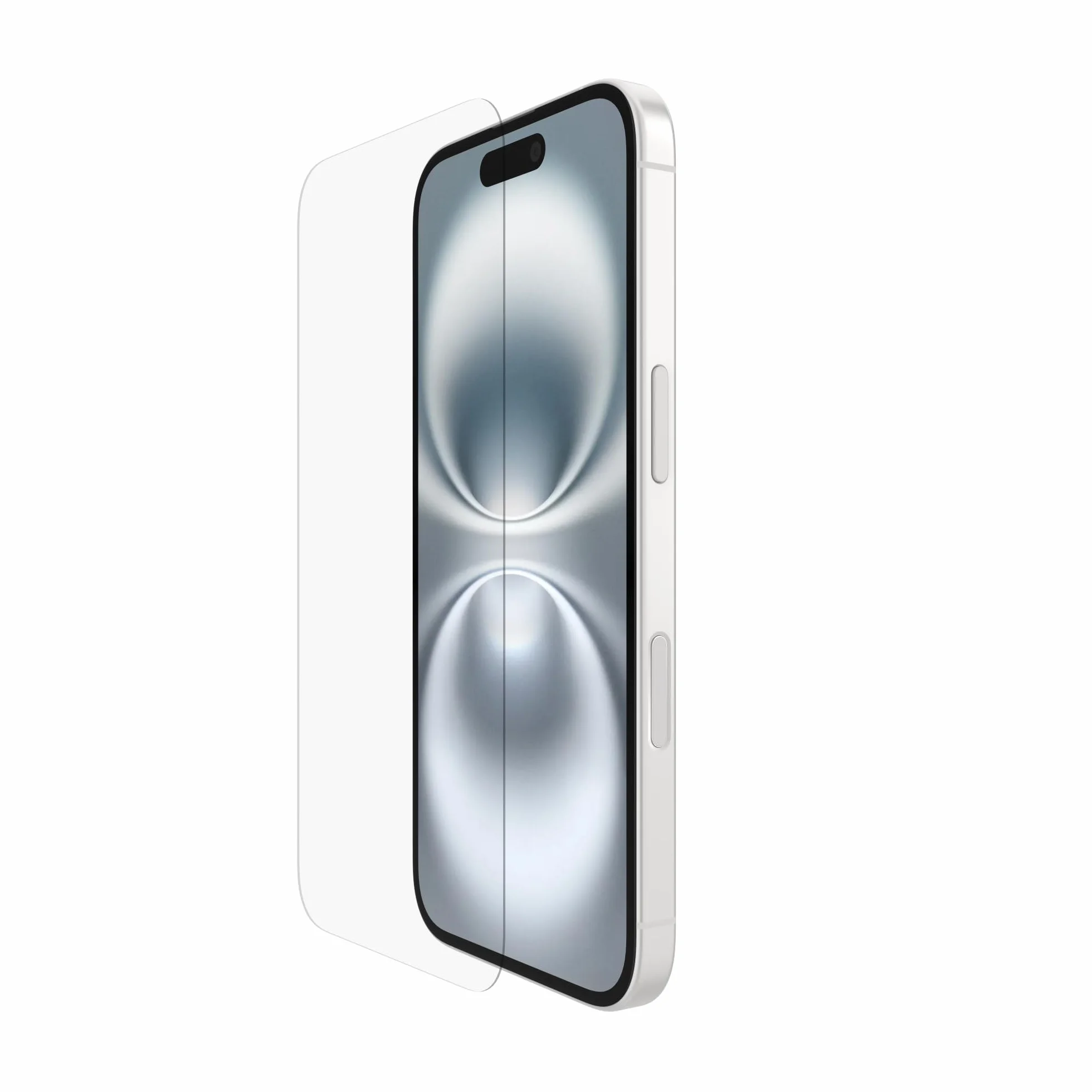Belkin ScreenForce UltraGlass 2 szkło ochronne do iPhone 16 / iPhone 15/14 Pro, odporne na zarysowania, twardość 9H, cienkie, zawiera ramkę Easy Align do nakładania bez pęcherzyków powietrza