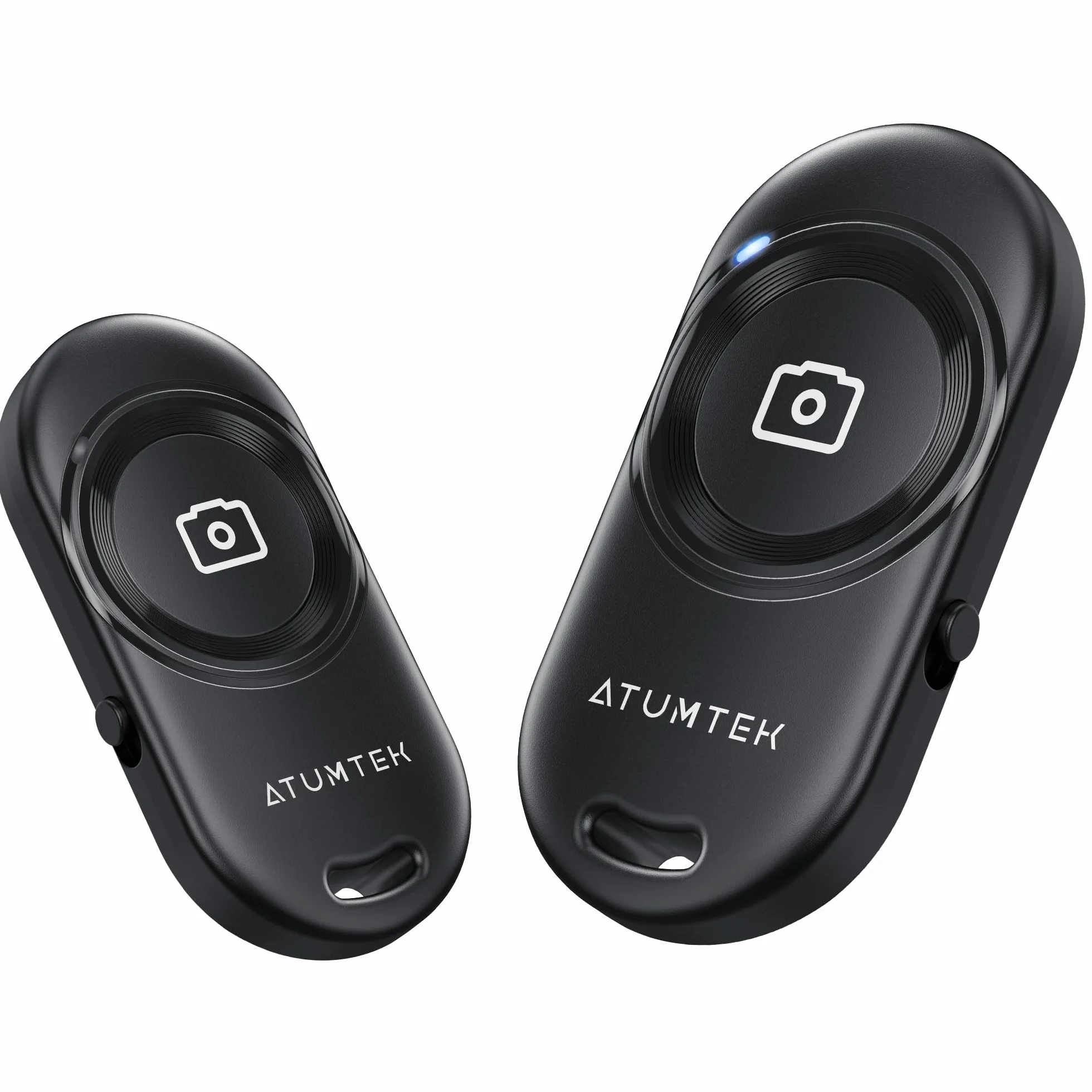 ATUMTEK Zdalny Wyzwalacz Bluetooth, Zdalny Spust Bluetooth 5.2 z Stabilnym Połączeniem, Kompatybilny z Smartfonami i Tabletami iPhone oraz Android, Idealny do Selfies i Zdjęć Grupowych