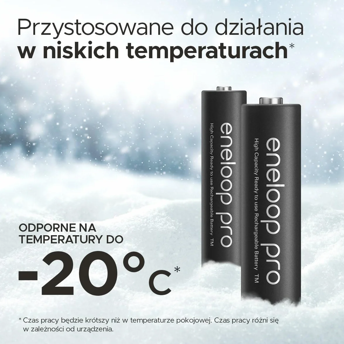 Panasonic eneloop pro | Ready-to-Use Ni-MH akumulatory, AAA/Micro, 4 sztuki w zestawie, min. 930 mAh, 500 cykli ładowania, niski stopień samorozładowania w opakowaniu bez tworzyw sztucznych, Czarny