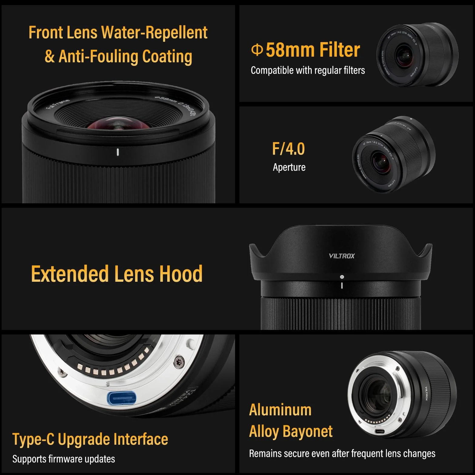 VILTROX 14 mm F4.0 Air FE Mount Obiektyw Fotograficzny Obiektyw do Sony E Mount Camera Lenses Szeroki Kąt Pełnozakresowy Obiektyw Autofokus dla Sony A7 A9 A1 FX3 A7RV ZVE1 A7CII A6600 A6500 ZV-E10II
