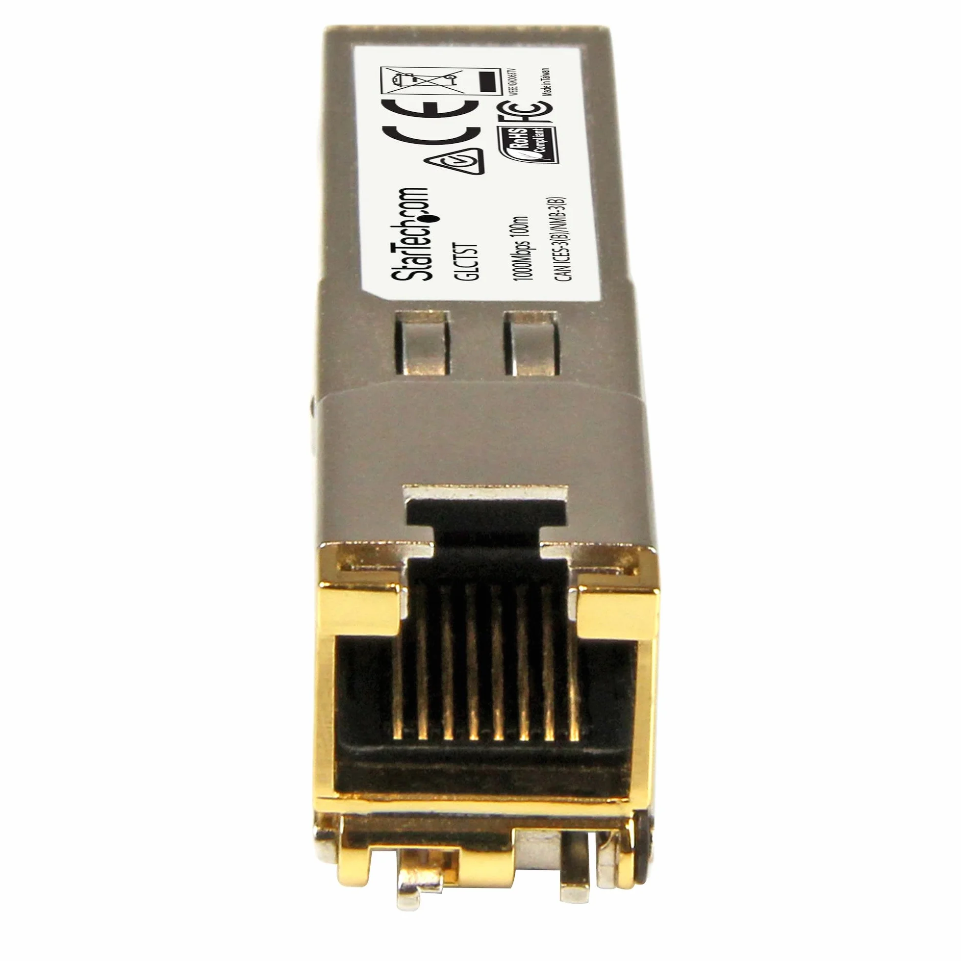 StarTech. com Gigabit RJ45 miedziany moduł transceiver Modul, kompatybilny z Cisco GLC-T, 1000Base-T, Mini-GBIC
