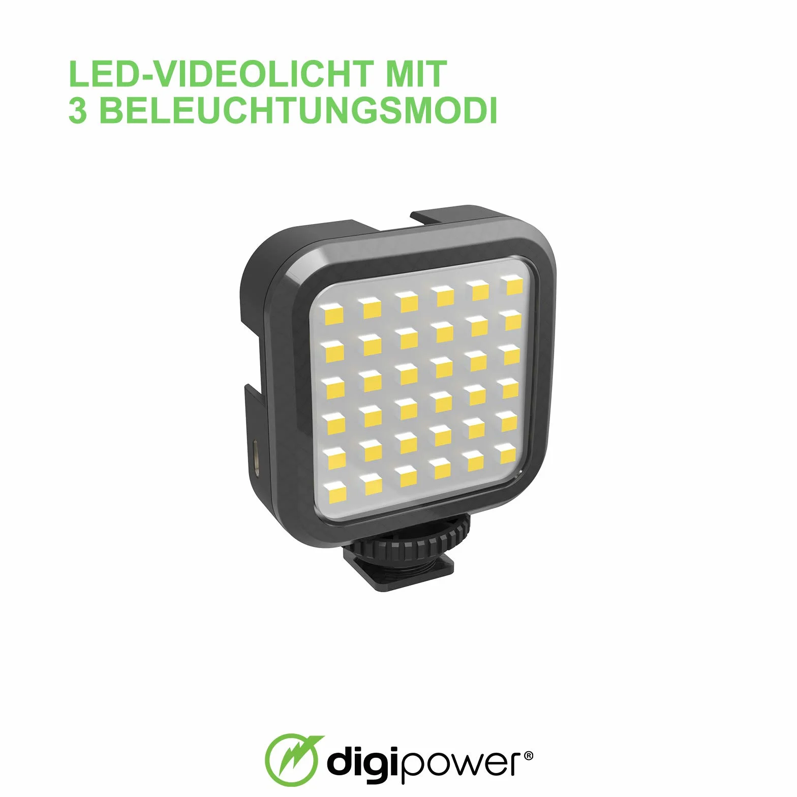 DigiPower Follow ME #GoViral zestaw do vlogowania do aparatów i telefonów, z mikrofonem, 36 diodami LED, uchwytem do smartfona, bezprzewodowym pilotem migawki, statywem, sprzętem do vlogowania na