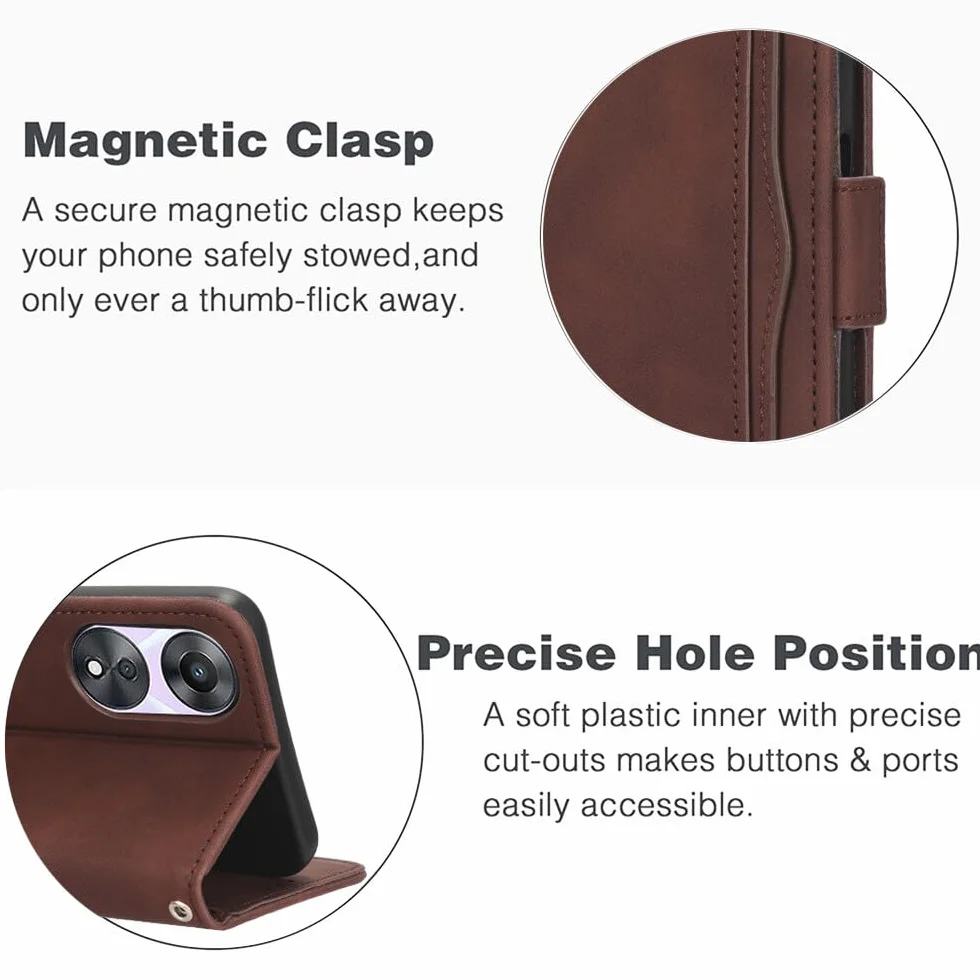 Generic etui kompatybilne z Samsung Galaxy S21 (kolor: czarny) Multi Wallet Skórzane etui z klapką Magnetyczne retro