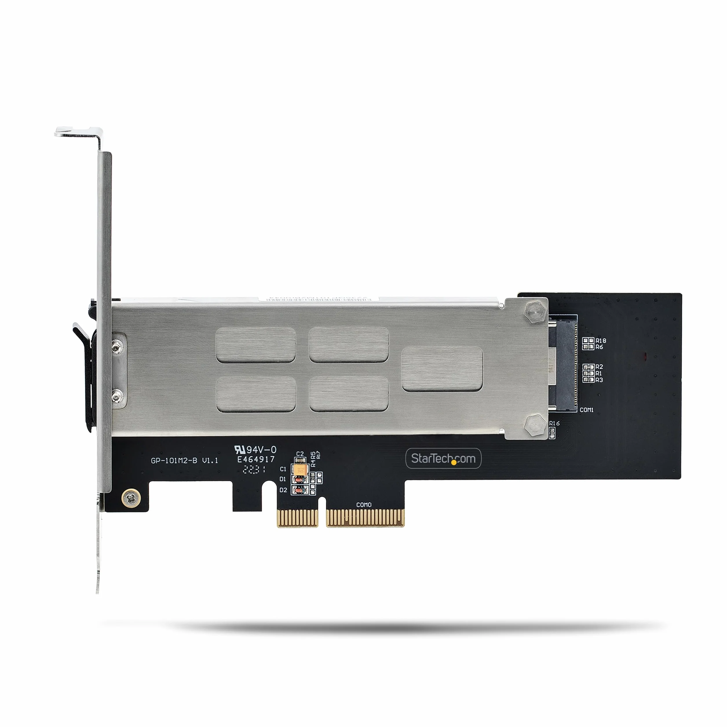 StarTech.com M.2 NVMe SSD na PCIe x4 Mobile Rack/płyta montażowa ze zdejmowaną tacą na gniazdo rozszerzeń PCI Express, instalacja beznarzędziowa, kieszeń na dysk PCIe 4.0/3.0 Hot-Swap, blokada