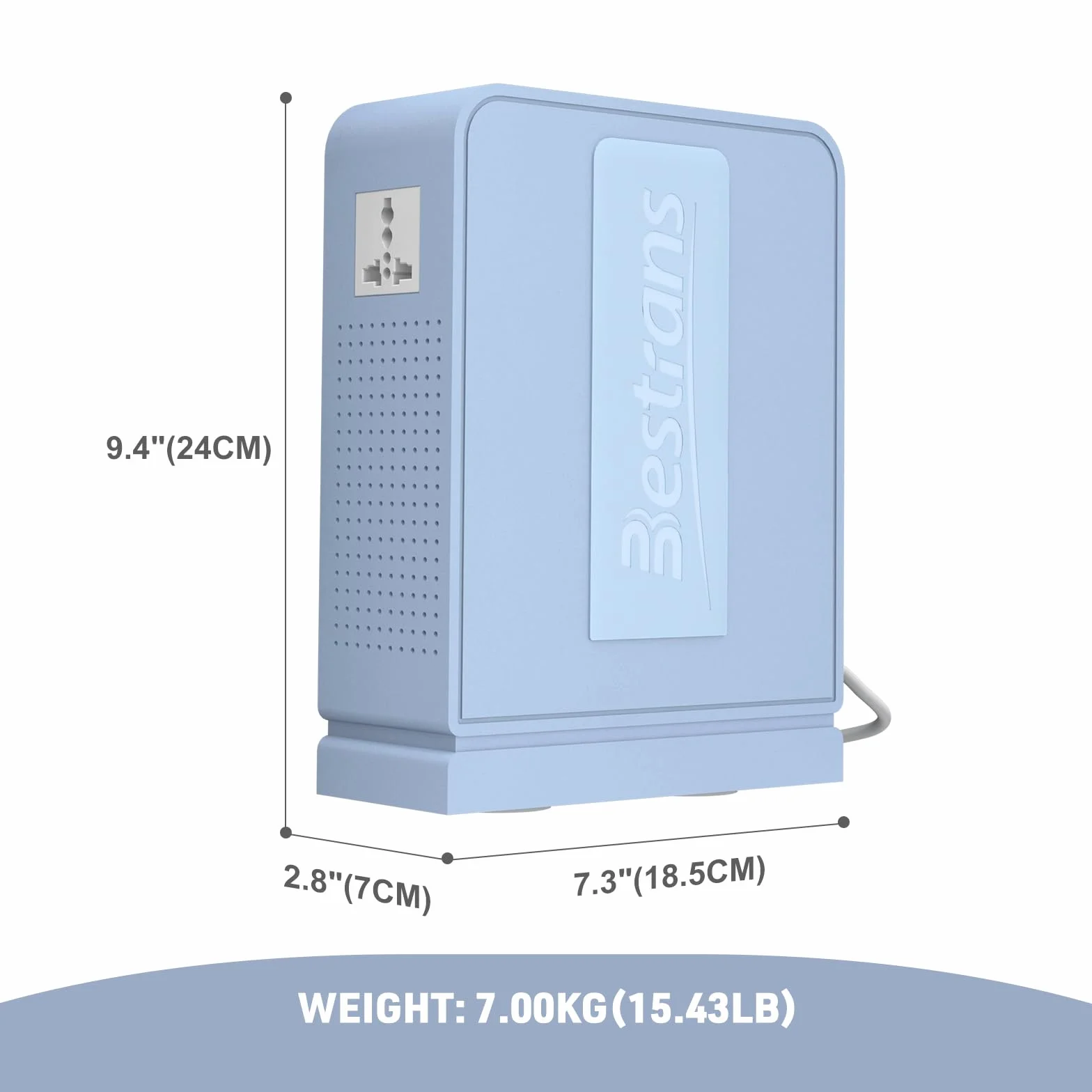 Transformator podnoszący 3000 W, 110 V na 220 V, wytrzymały przetwornica napięcia 110 V-120 V na 220 V-240 V z podwójnymi wtyczkami, zabezpieczenie przed przeciążeniem i bardzo cichy, do maks