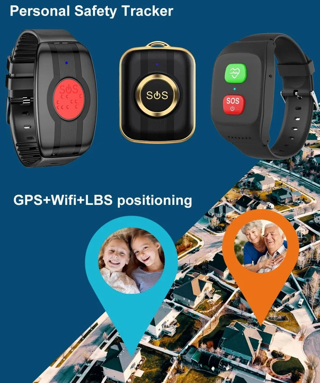 Inteligentny Zegarek Z Alarmem Dla Osób Starszych Fitness Tracker Z Przyciskiem Alarmowym SOS Wykrywanie Upadków I Śledzenie Lokalizacji GPS Wodoodporny 4G Połączenia Głosowe