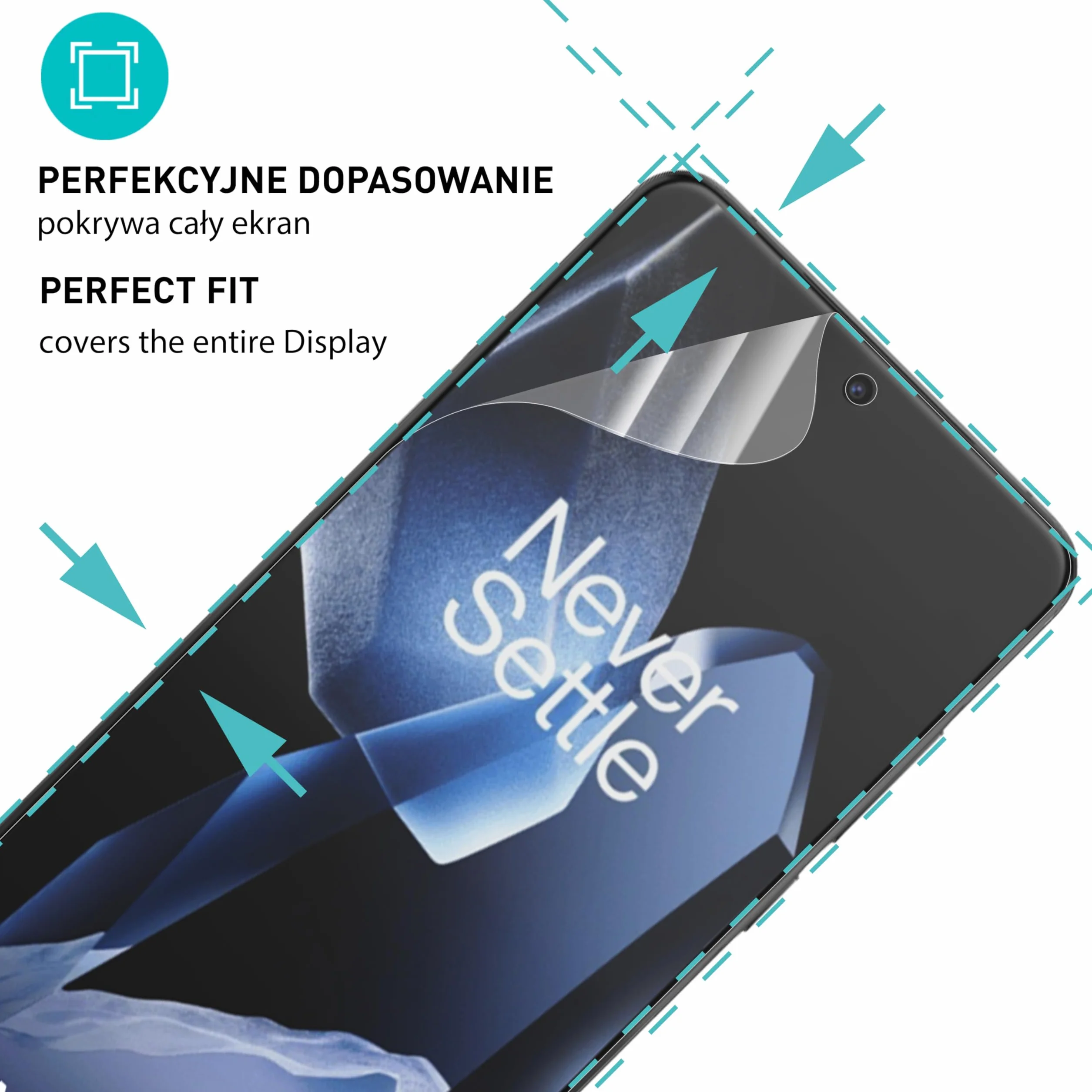smartect Folia Ochronna TPU [2 Sztuki, Clear] dla OnePlus 13, Zakrywa cały wyświetlacz, Ochraniacz Ekranu bez Pęcherzyków, Bez Odcisków palców