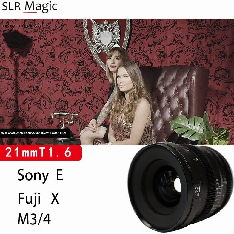 SLR Magic CINE 21 mm T1.6 Ultra szerokokątny obiektyw do aparatu Fuji X-Mount