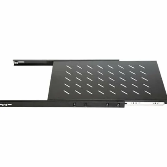 Wysuwana półka - maksymalna waga 18 kg - 1 HE - 450 mm głębokości