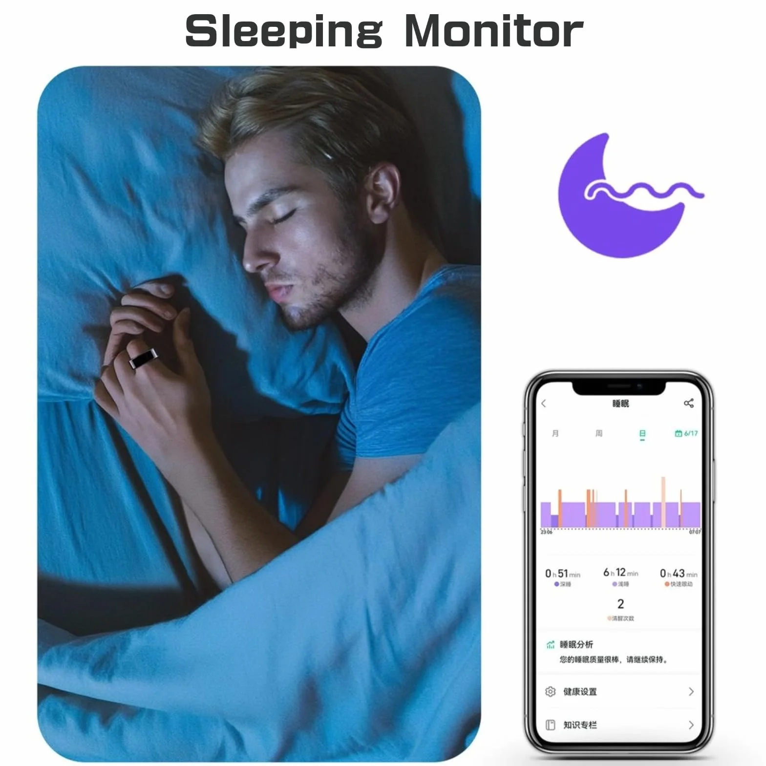 Inteligentny pierścień Monitorujący Zdrowie, Anillo Inteligente para Hombre, Wodoodporne Pierścienie Zdrowotne dla Kobiet i Mężczyzn, 7-dniowy Czas Pracy Baterii Monitor (nr 9)
