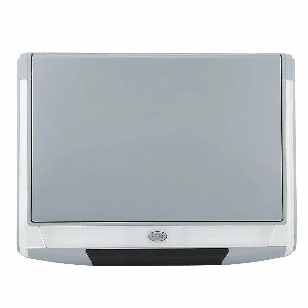Monitor montażu dachowego Xtevu, ekran samochodowy w dół, wyświetlacz wideo 15,6 cala HDMI USB, samochodowy monitor rozrywki na głowie, ekran dotykowy montowany na