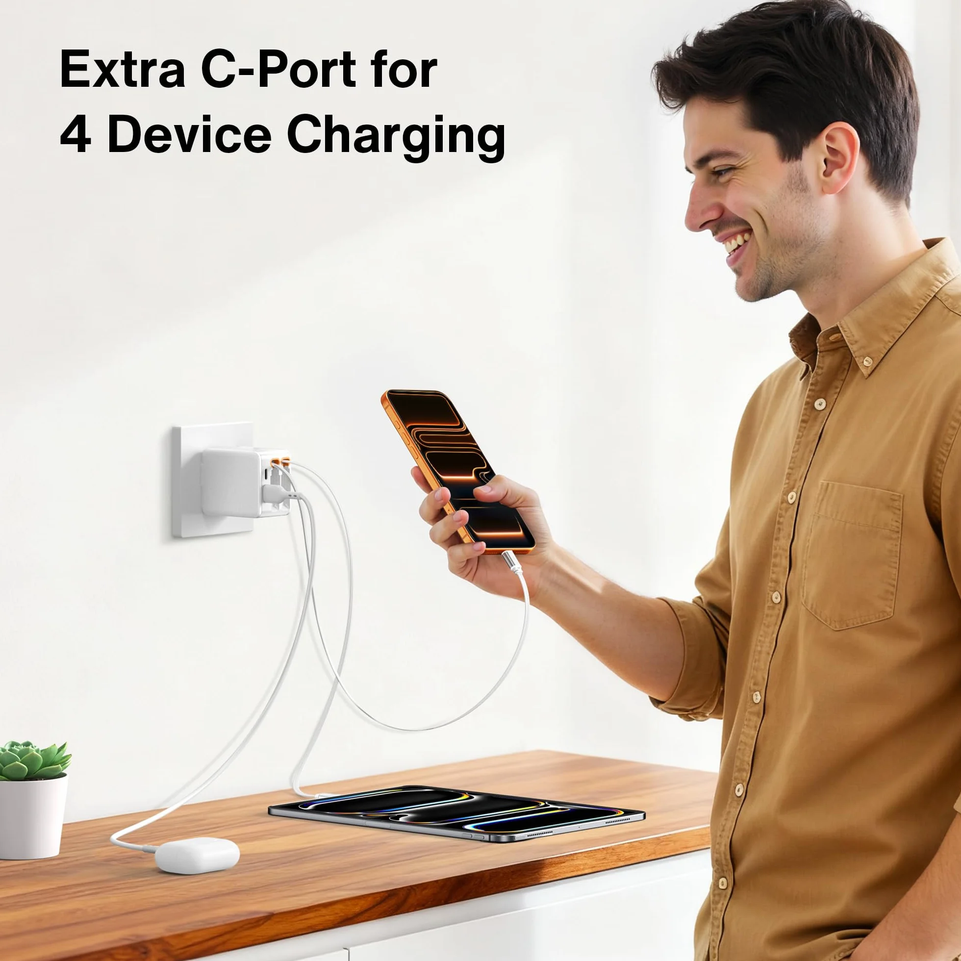 iVANKY retractable wall charger