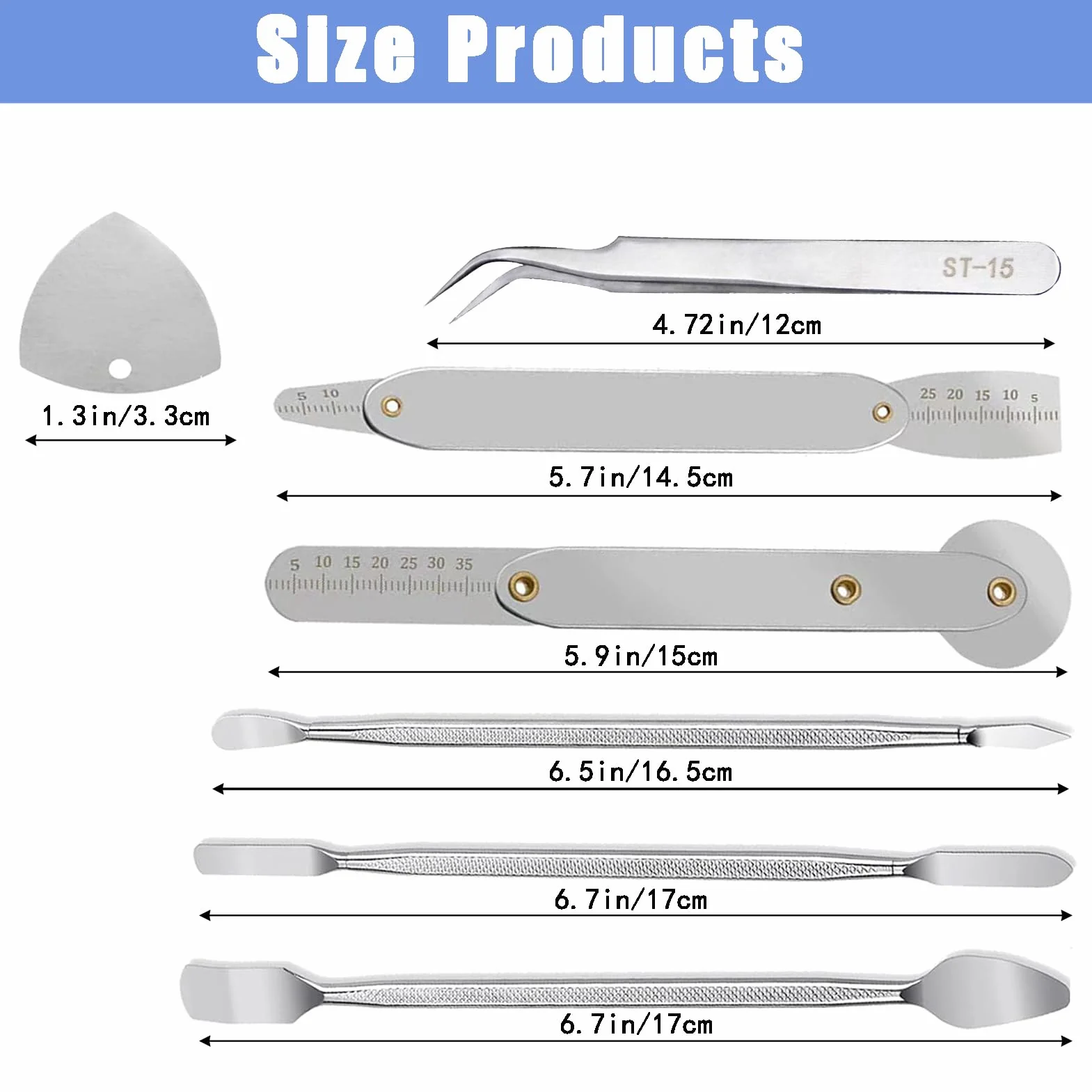 11 szt. Zestaw narzędzi naprawczych Pry Tool Kit Narzędzie do otwierania, Ultracienkie podważanie, Narzędzie do otwierania do iPhone'a, laptopa, iPada, MacBooka, tabletu, komputera, zegarka, naprawy