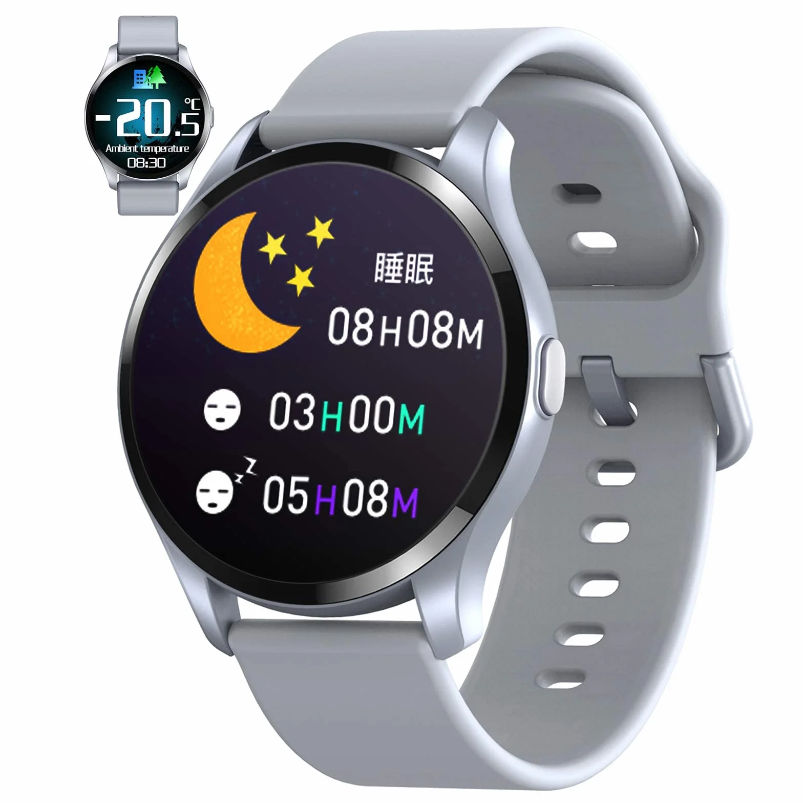 Inteligentny męski zegarek Fitness Tracker z tętnem IP67 Wodoodporny krokomierz Inteligentny zegarek z trackerem snu Kroki Muzyka dla Androida iOS little surprise