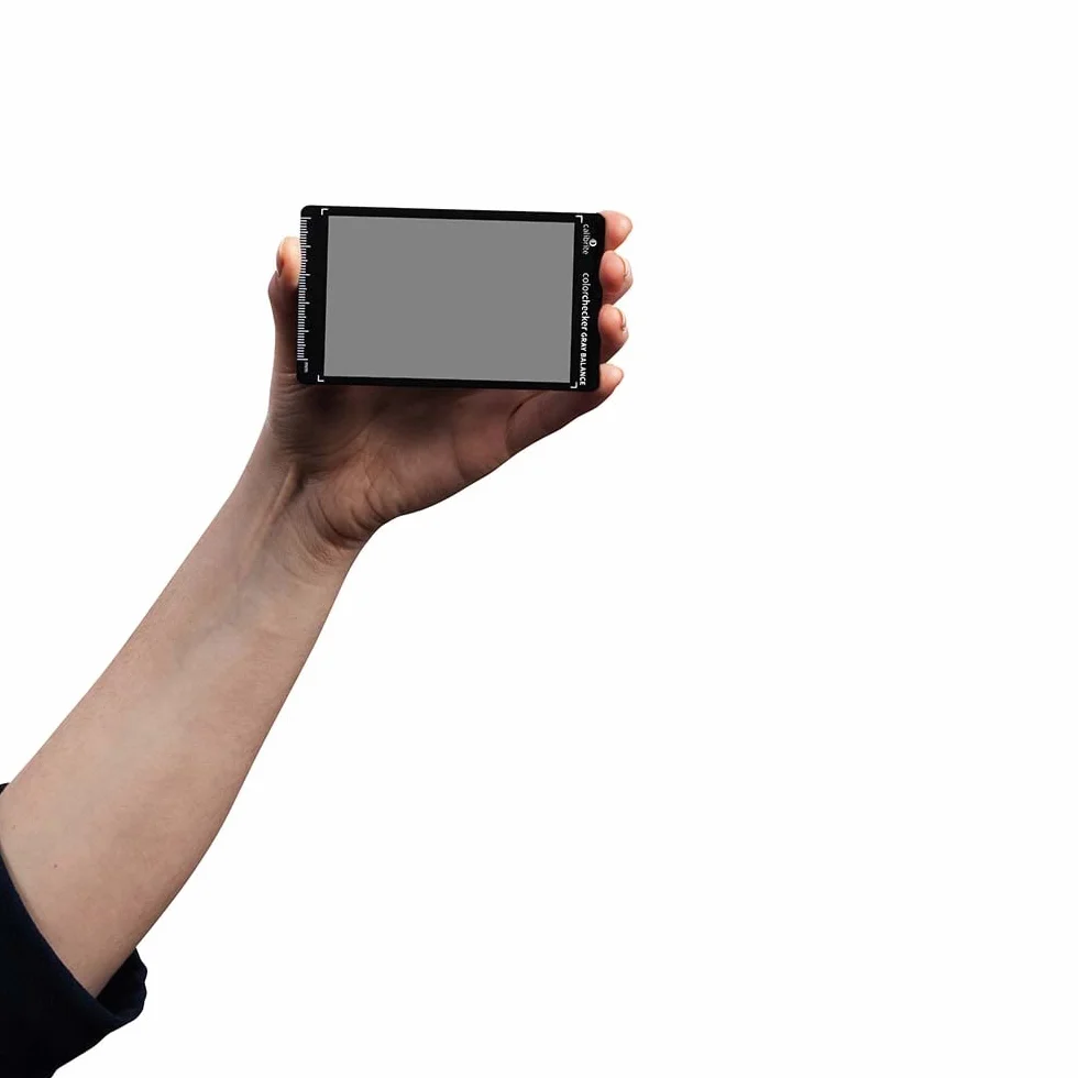 Calibrite ColorChecker Gray Balance Mini: 18% szara karta do prawidłowej ekspozycji w fotografii i wideo, CCGB Mini