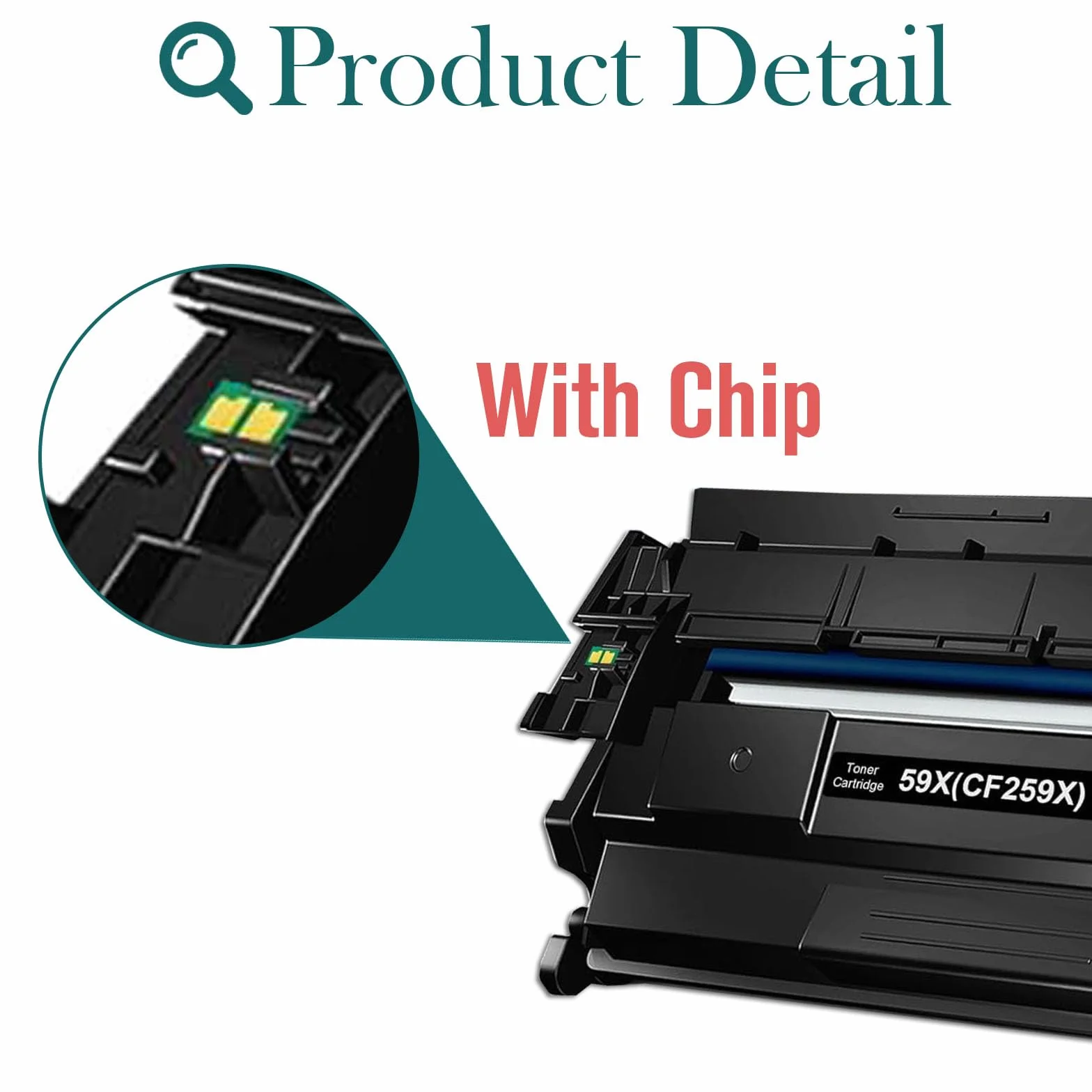 59X CF259X 59A CF259A czarny kompatybilny zamiennik kasety z tonerem do HP Laserjet Pro MFP M428dw M404dn M404n M428fdw M428fdn M404dw M304n M304dn M404 M428 M304, 1 opakowanie (1 Czar)