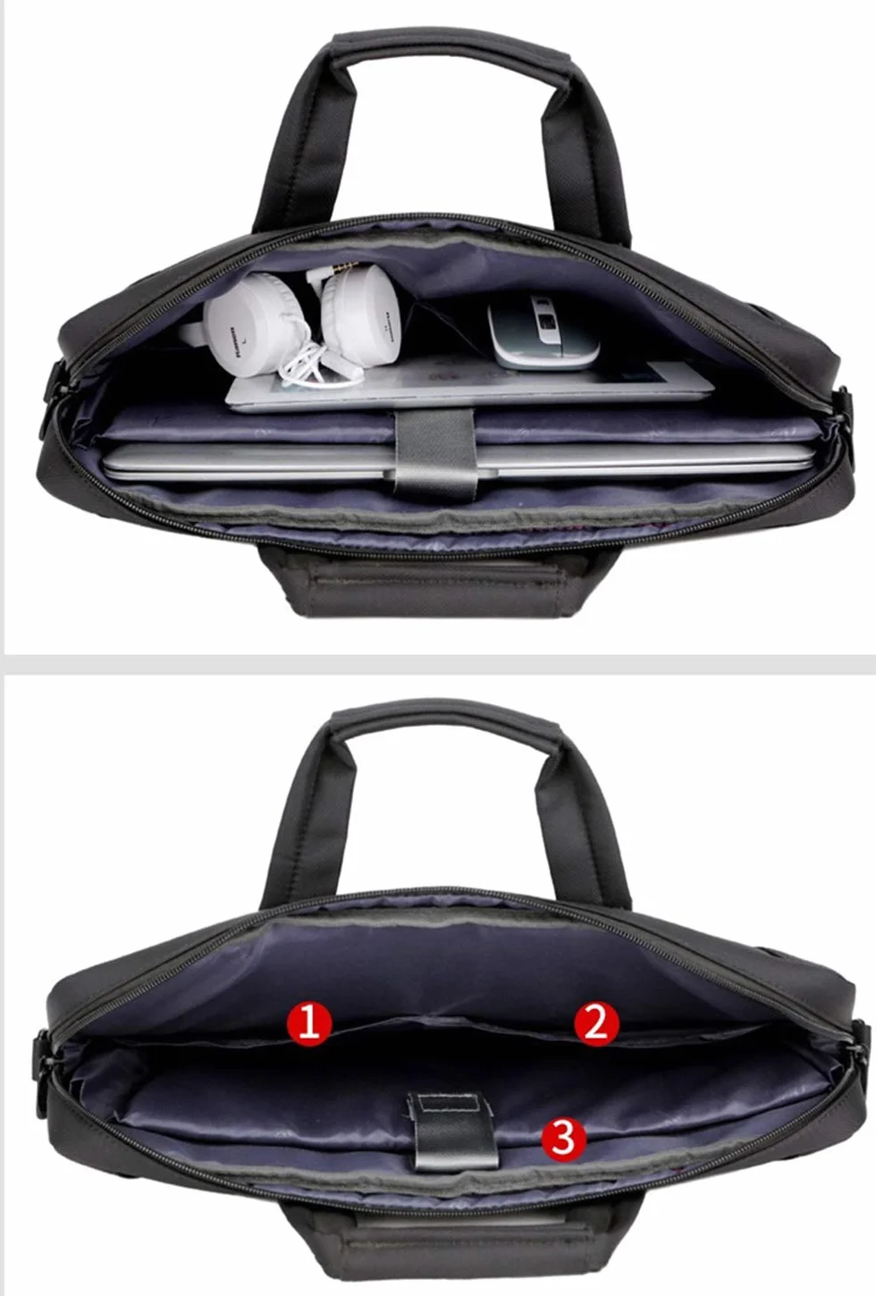 Torba na tablet do rysowania, kompatybilna z Wacom Cintiq 16, Huion Kamvas Pro 16 i XP-Pen Artist15.6 Pro, Innovator 16, ochronna torba na ramię, torba kurierska, pokrowiec, teczka podróżna (czarna)